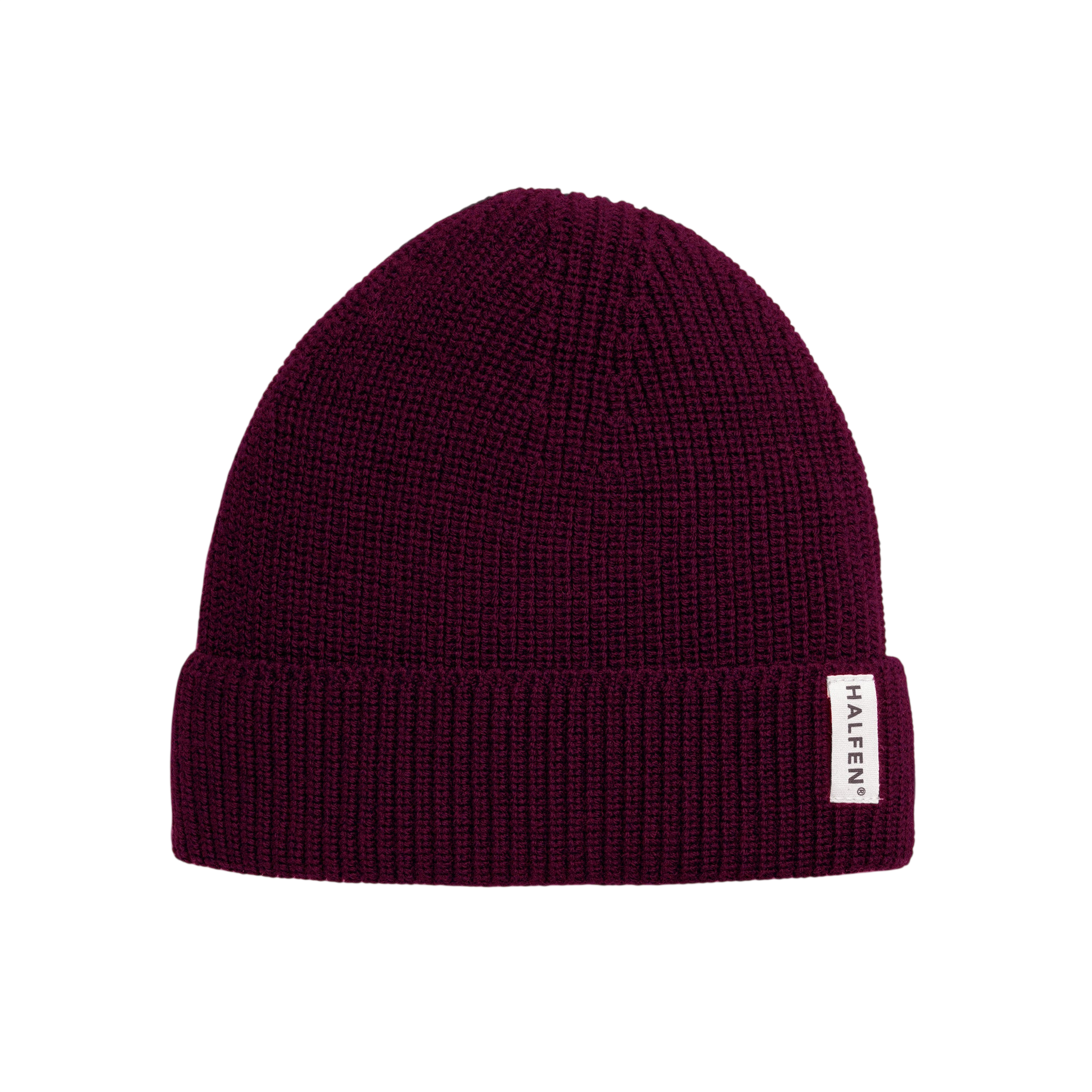 Beanie Merinowolle Cherry