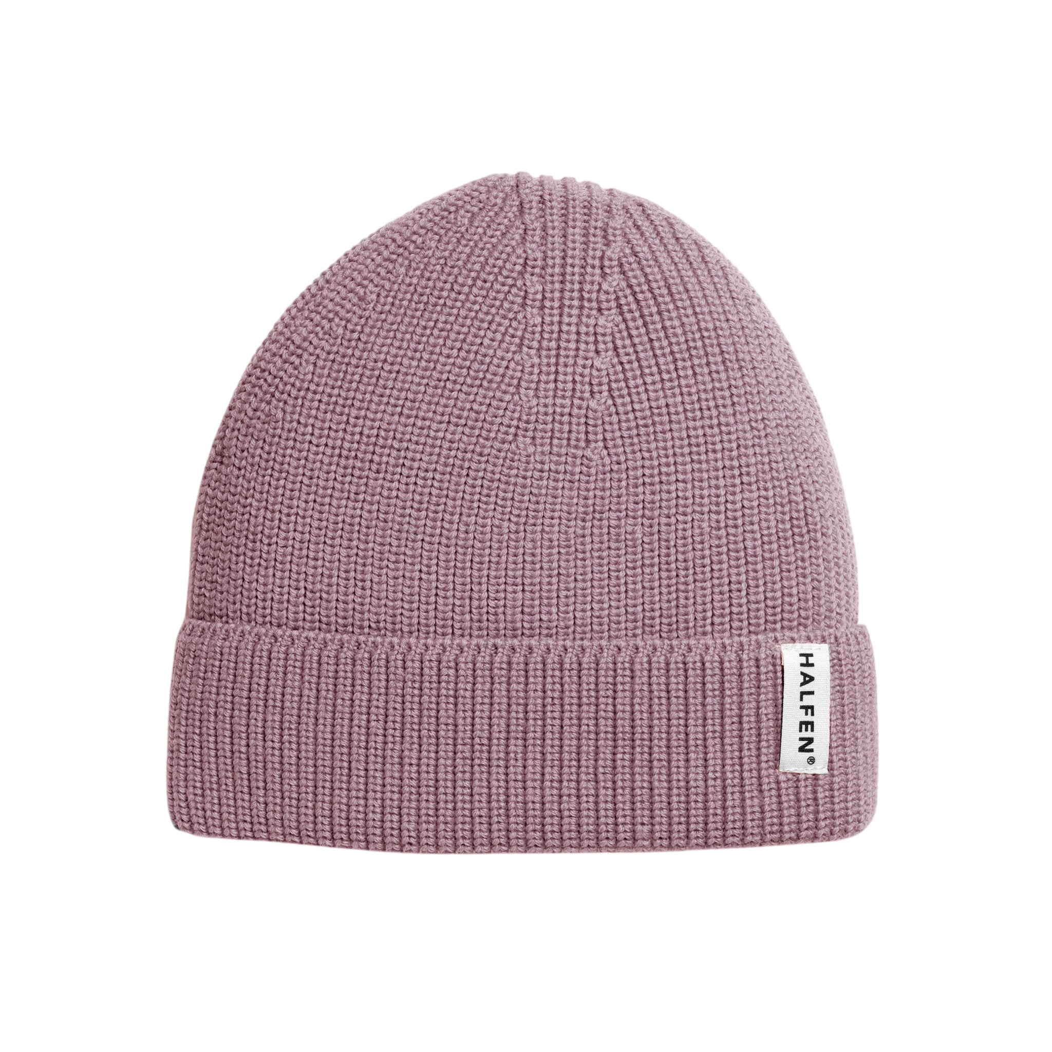Beanie Merinowolle Mauve