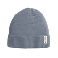 Adult Mütze Merinowolle Rauchblau