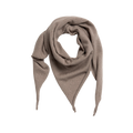 Triangular Scarf, Merino Wool, Walnut