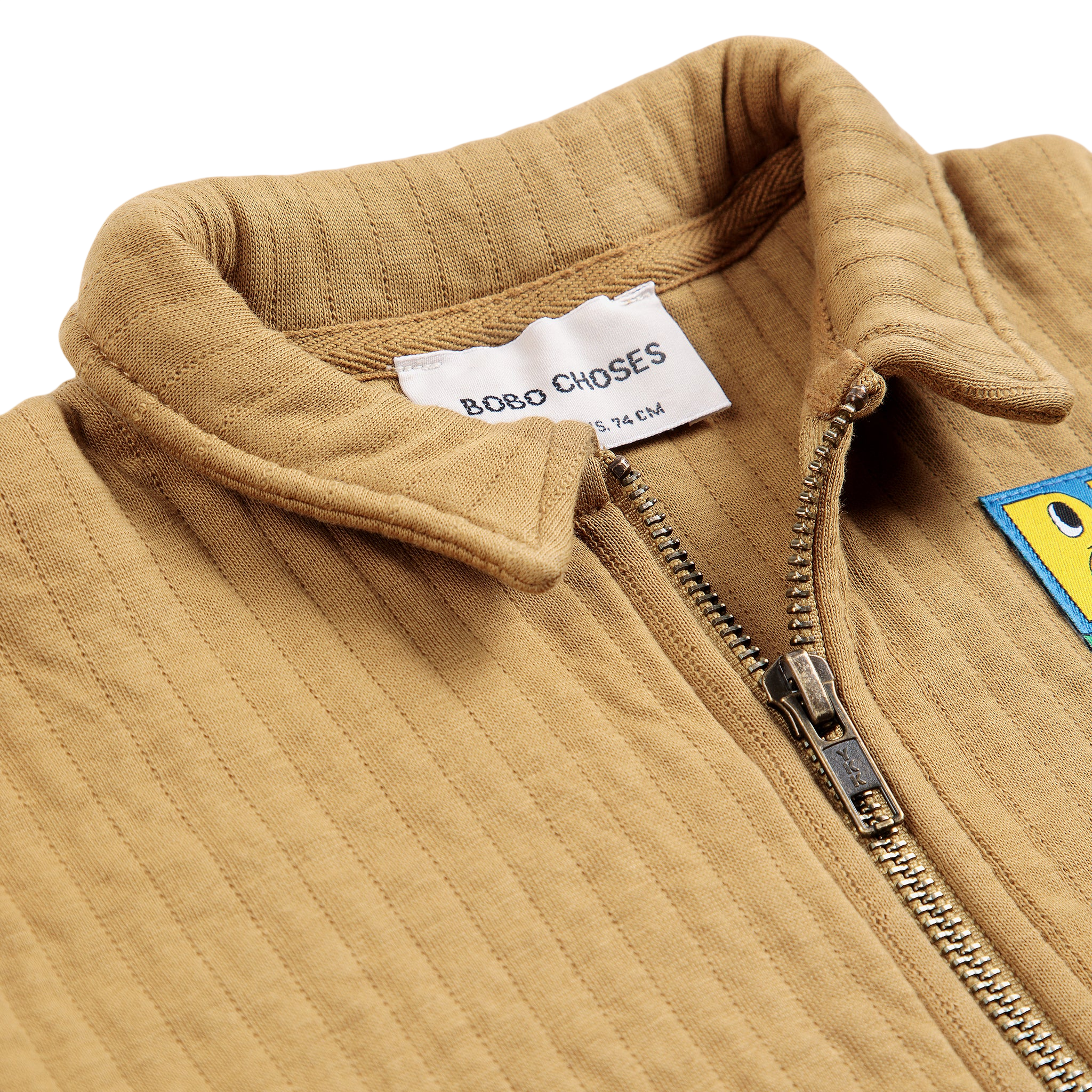 Boo Bo Choses Khaki Baby Jacket / Booo Bo Choses Quilted Zipped Sweatshirt