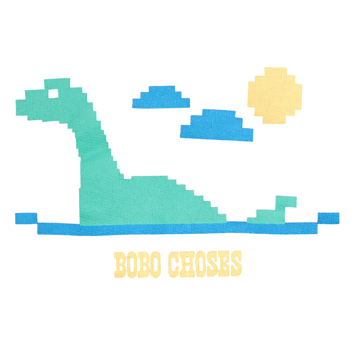 Baby Sweatshirt Lake Monster Red