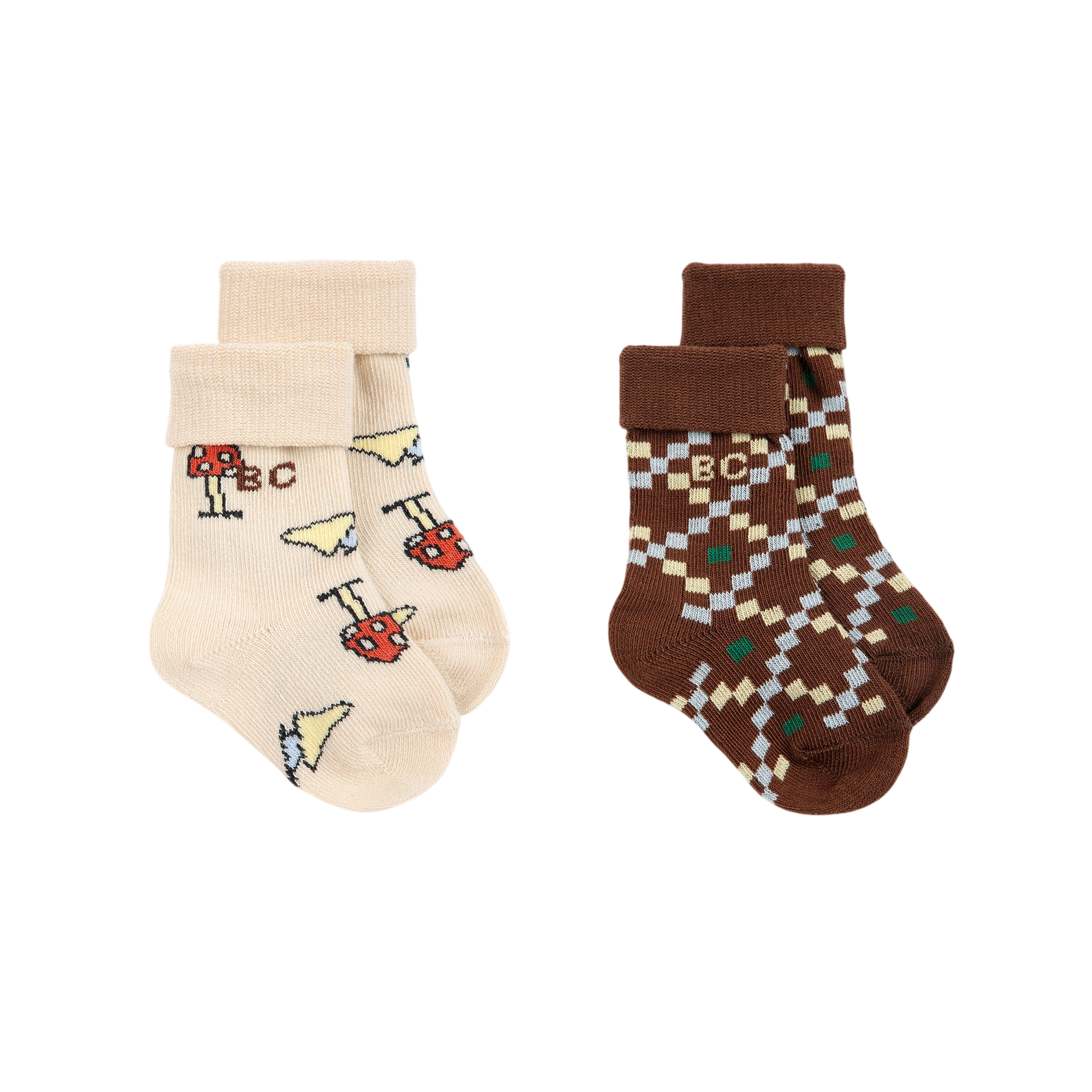 Baby Socks Duo: Mush Monster Multicolor