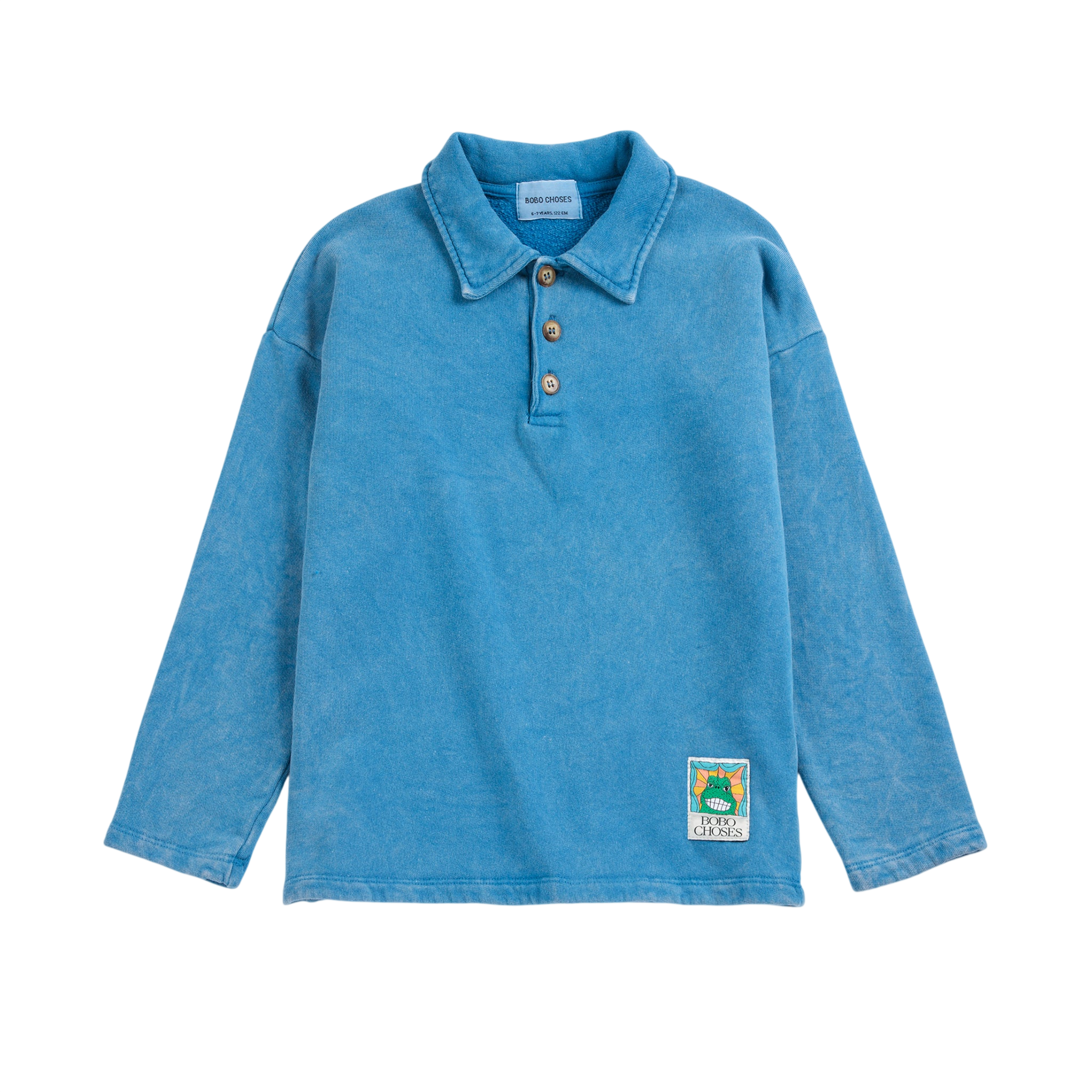 Polo Beast Tag / Sweat-shirt polo Beast Tag bleu clair