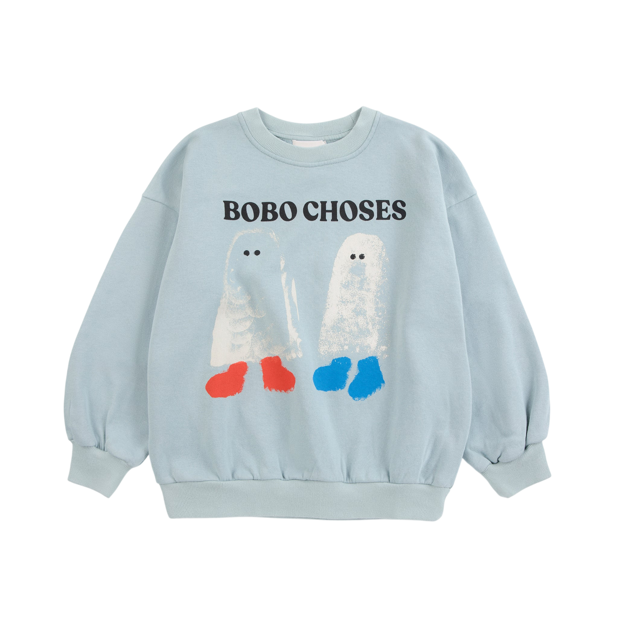 Sweatshirt Booty Ghosts Light Blue