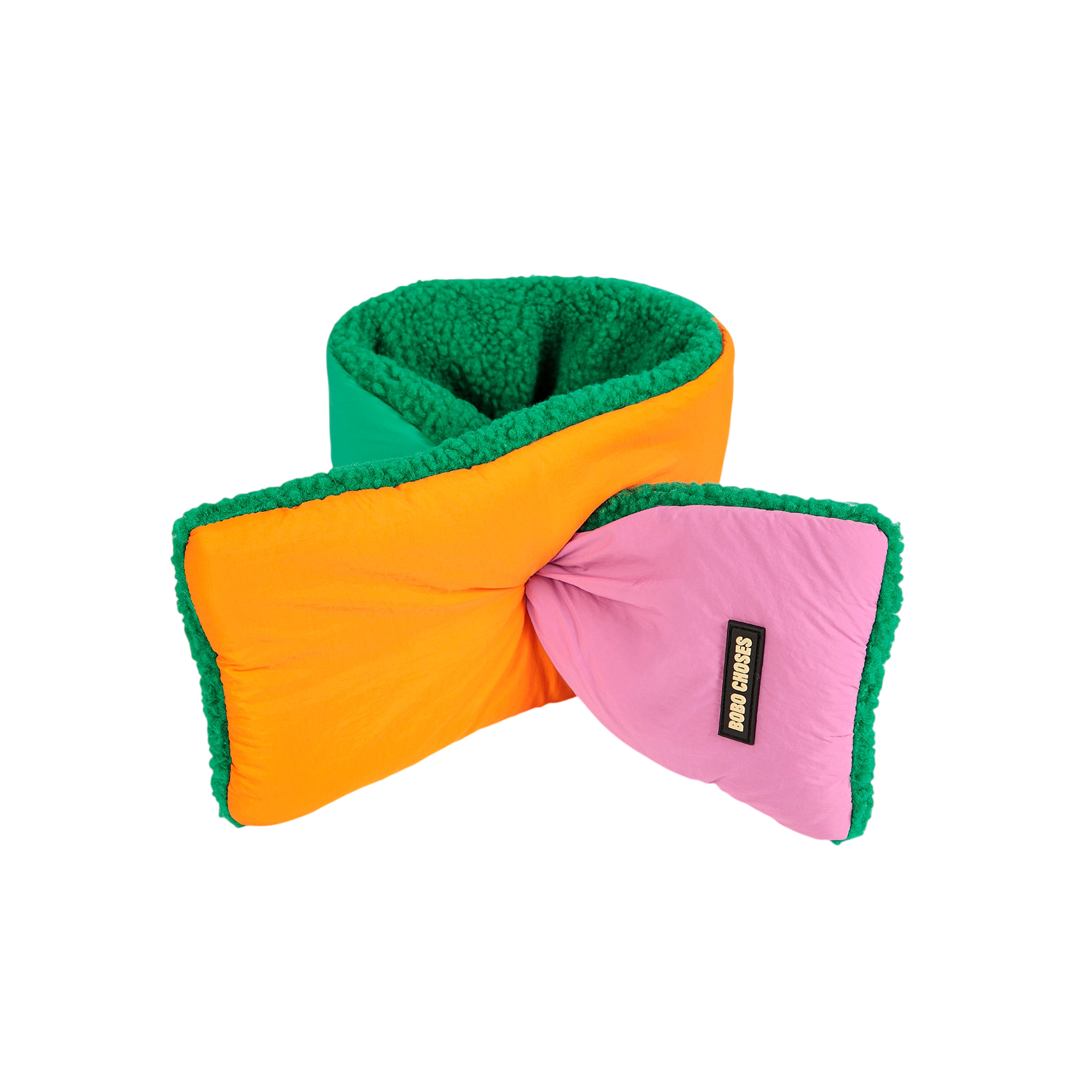 Schal Color Block Fuchsia