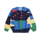 Paint Forest Knit Sweater / Paint Forest All-Over Jacquard Sweater, Multicolor