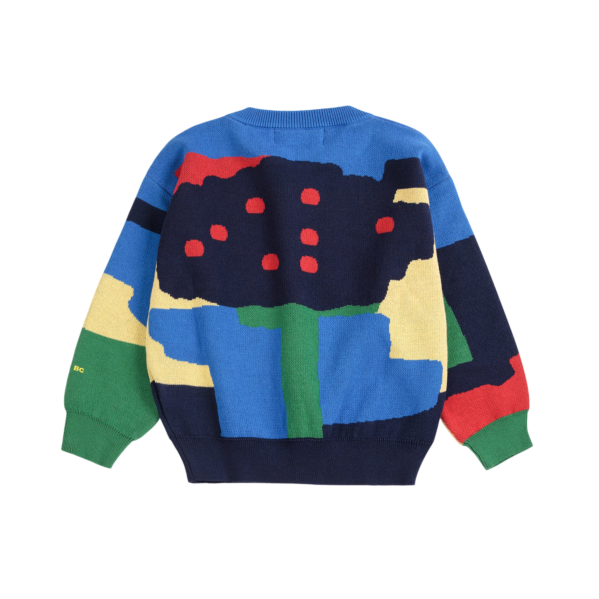 Paint Forest Knit Sweater / Paint Forest All-Over Jacquard Sweater, Multicolor