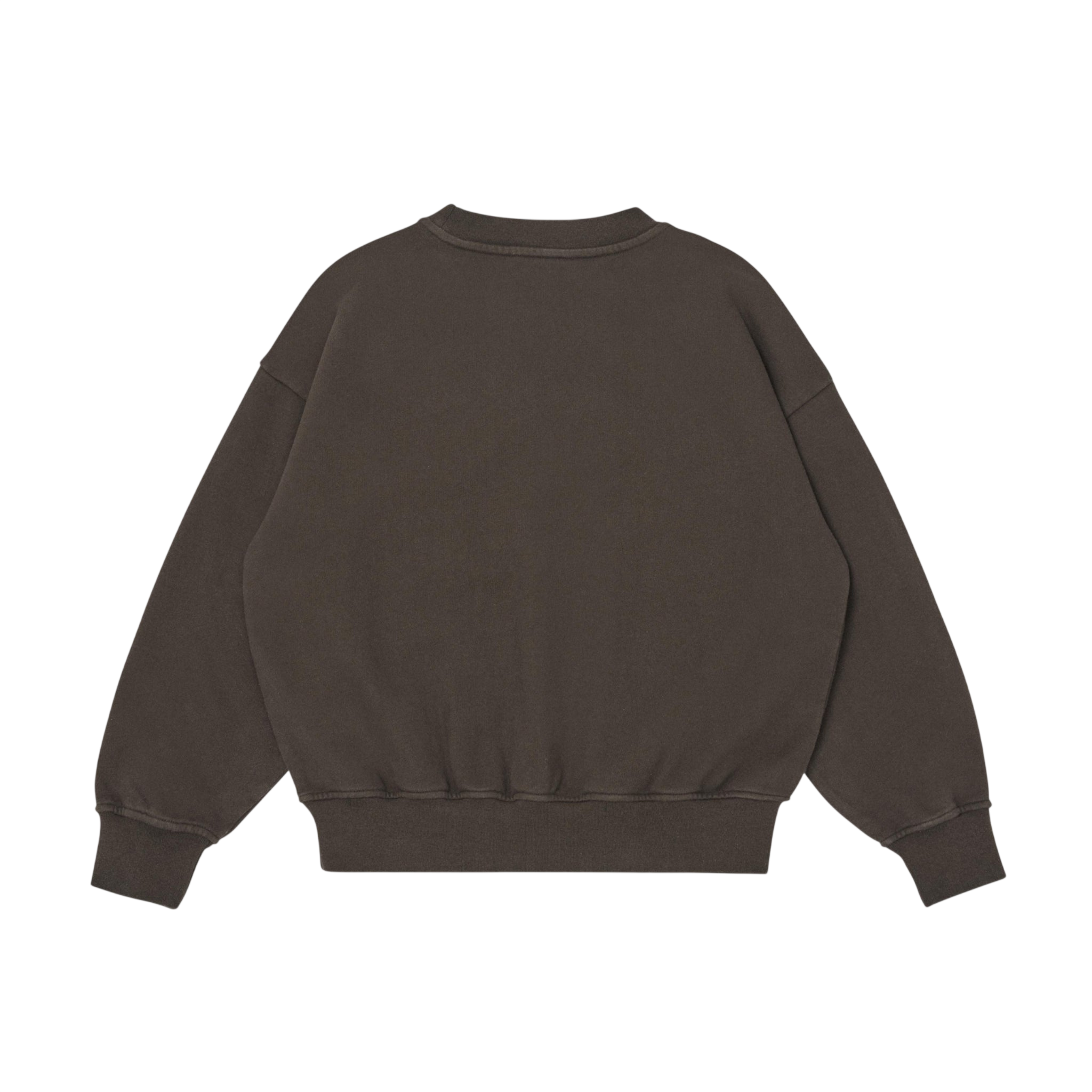 Bubble Sweatshirt in Chocolate Brown