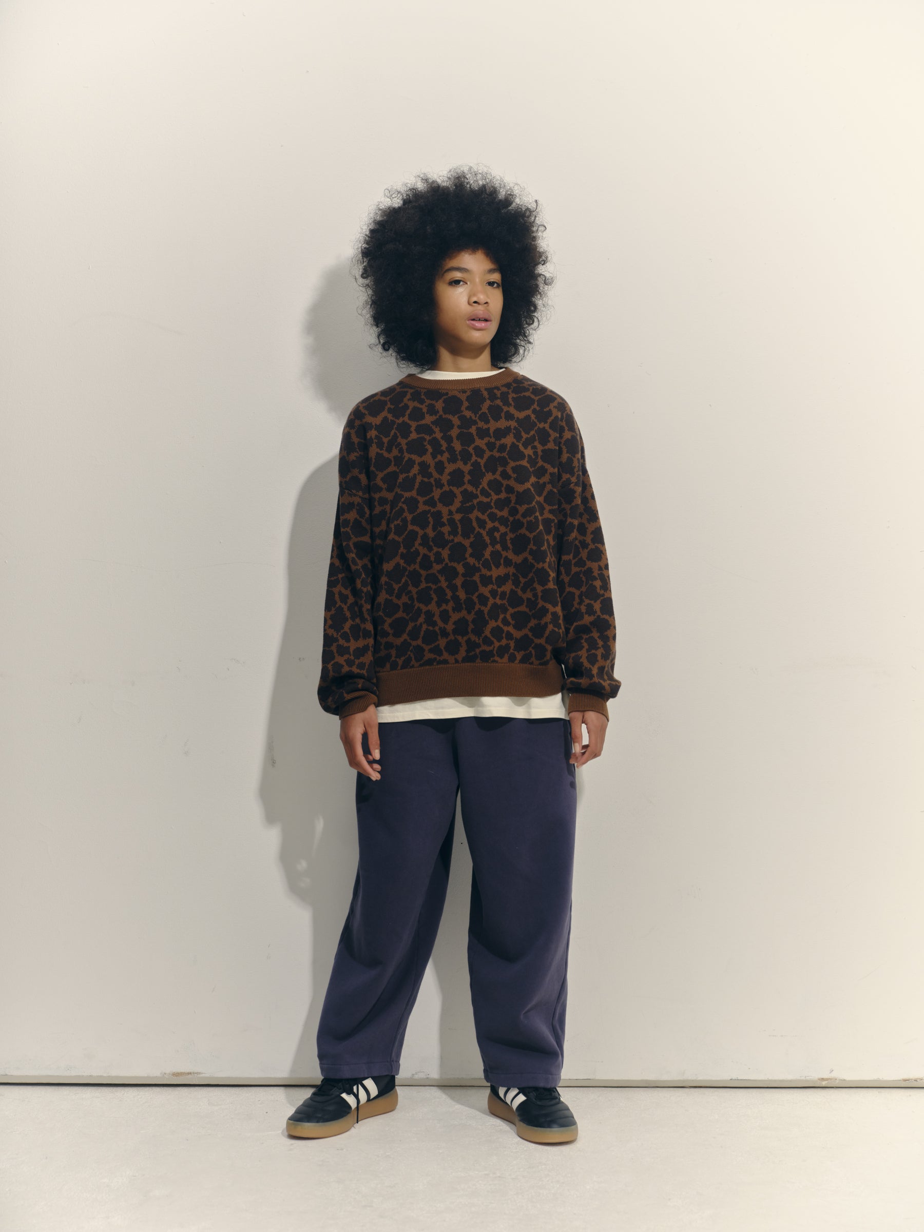 Sweatshirt Crew Leopard