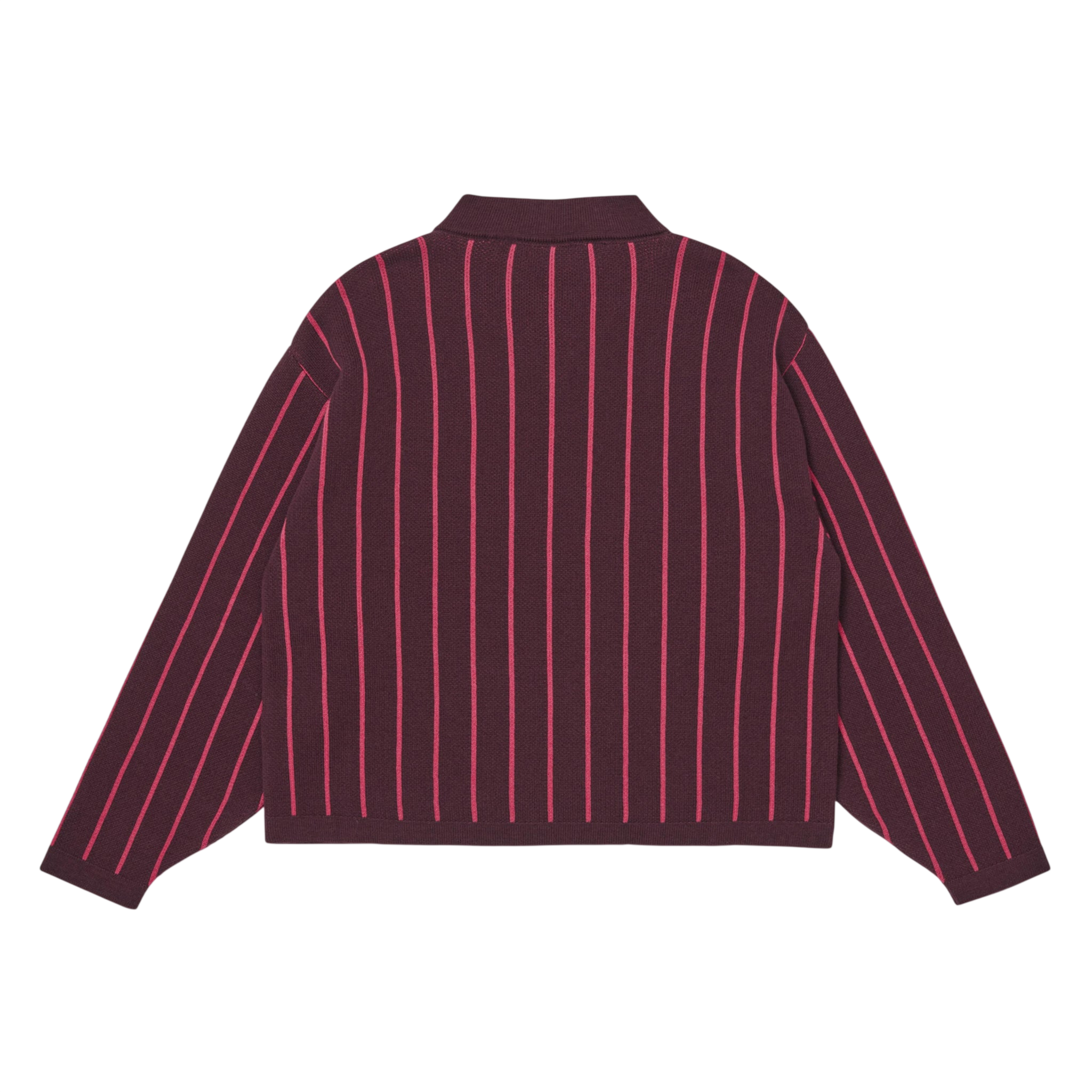 Sweatshirt V Burgundy & Cherry