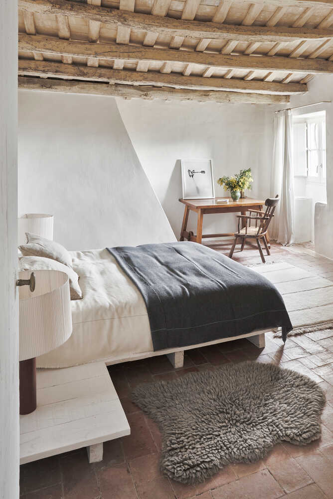 Woolly-Grey wool rug