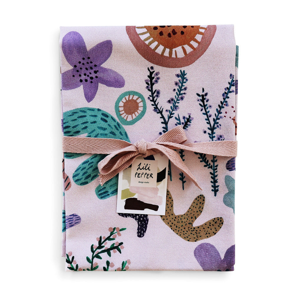 Torchon imprimé « Flower Pot multi »