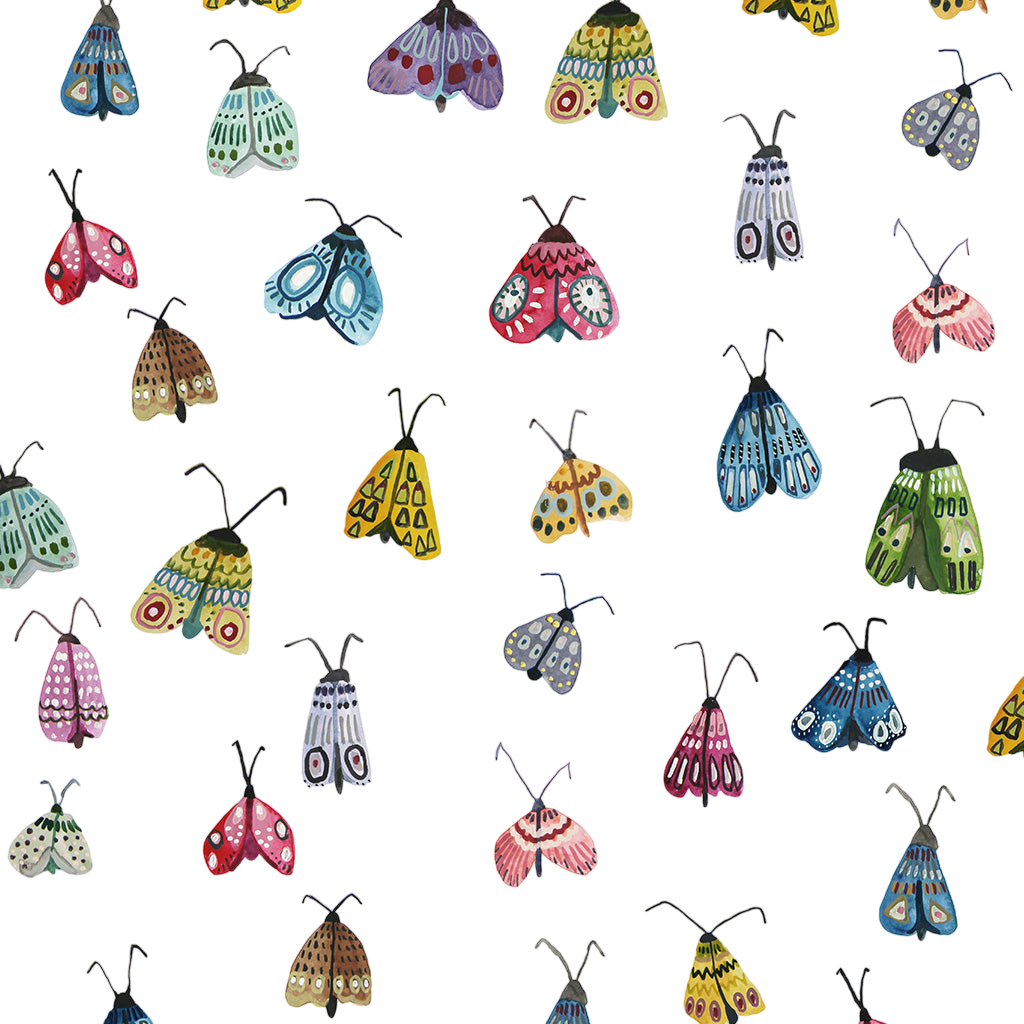 Torchon imprimé « Moth »    multicolore