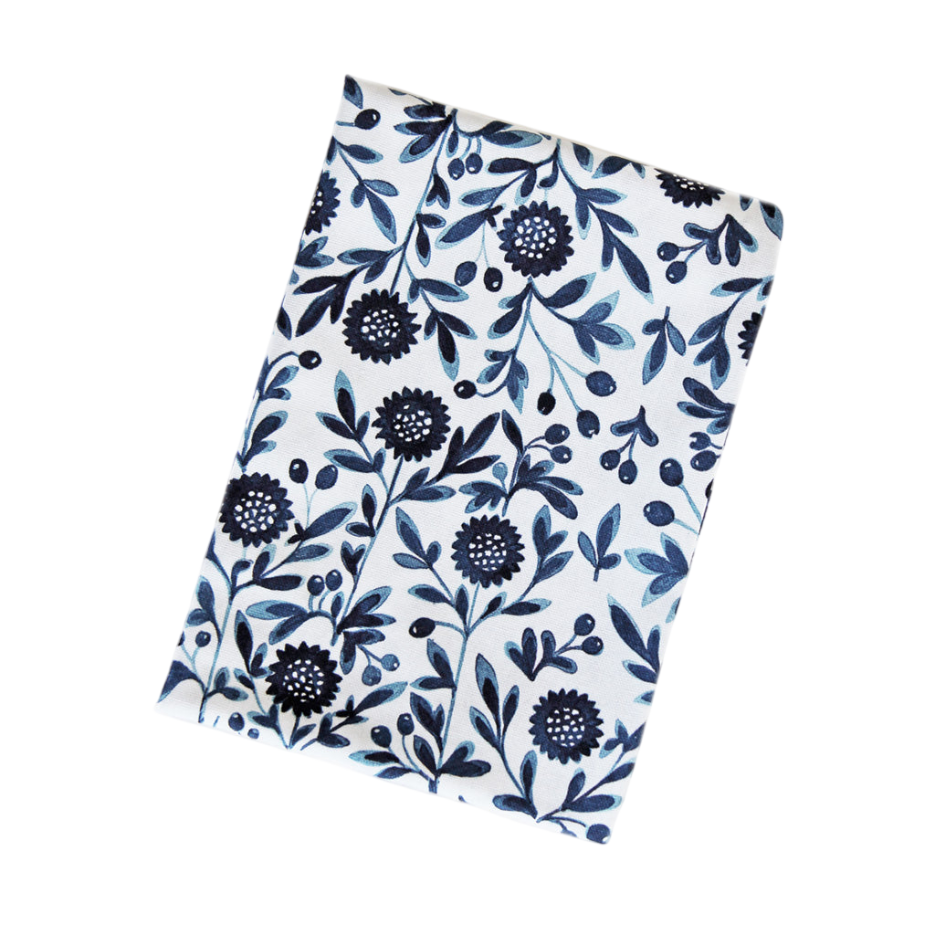 Torchon imprimé « My Blue Flowers multi »