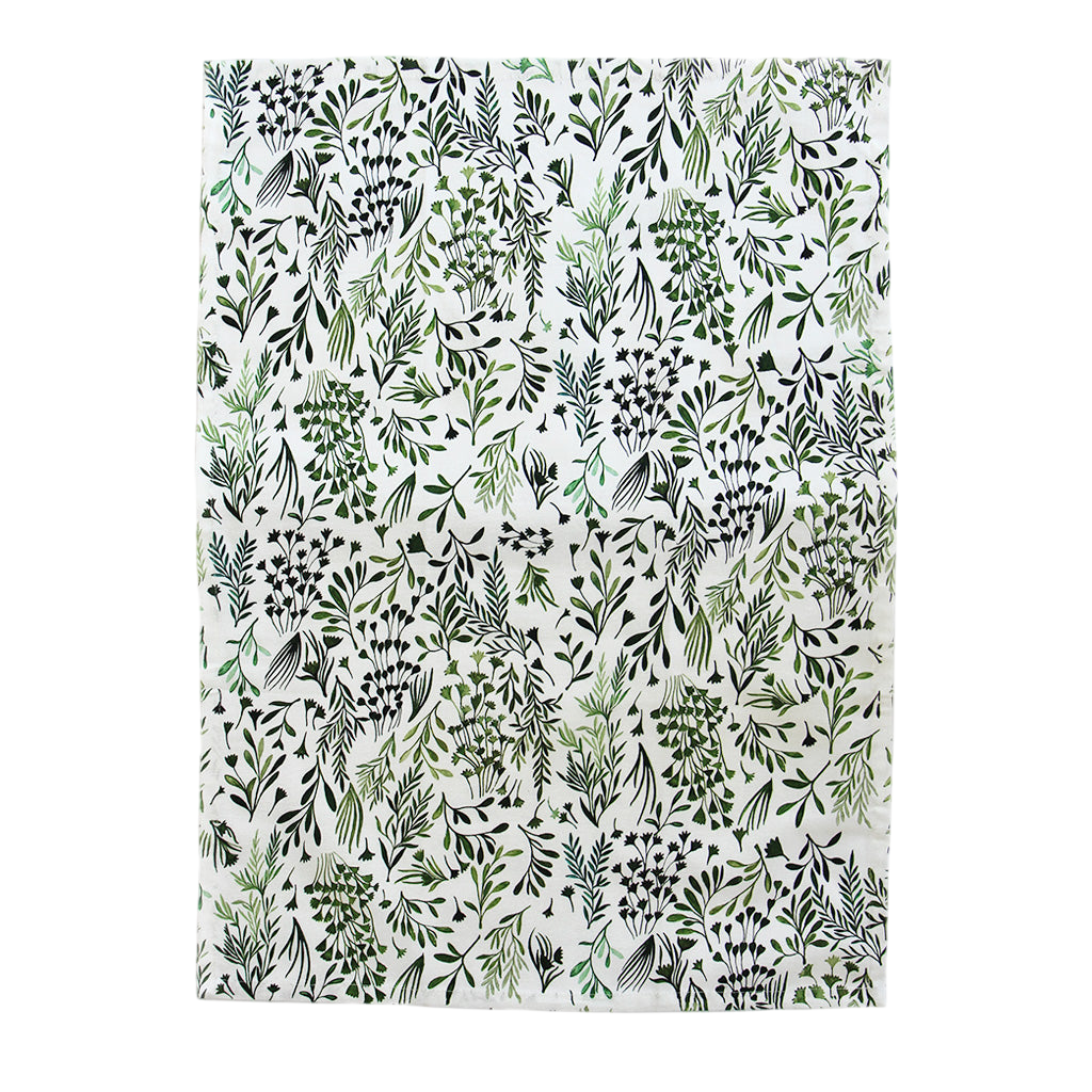 Torchon imprimé « My Green Leaves multi »