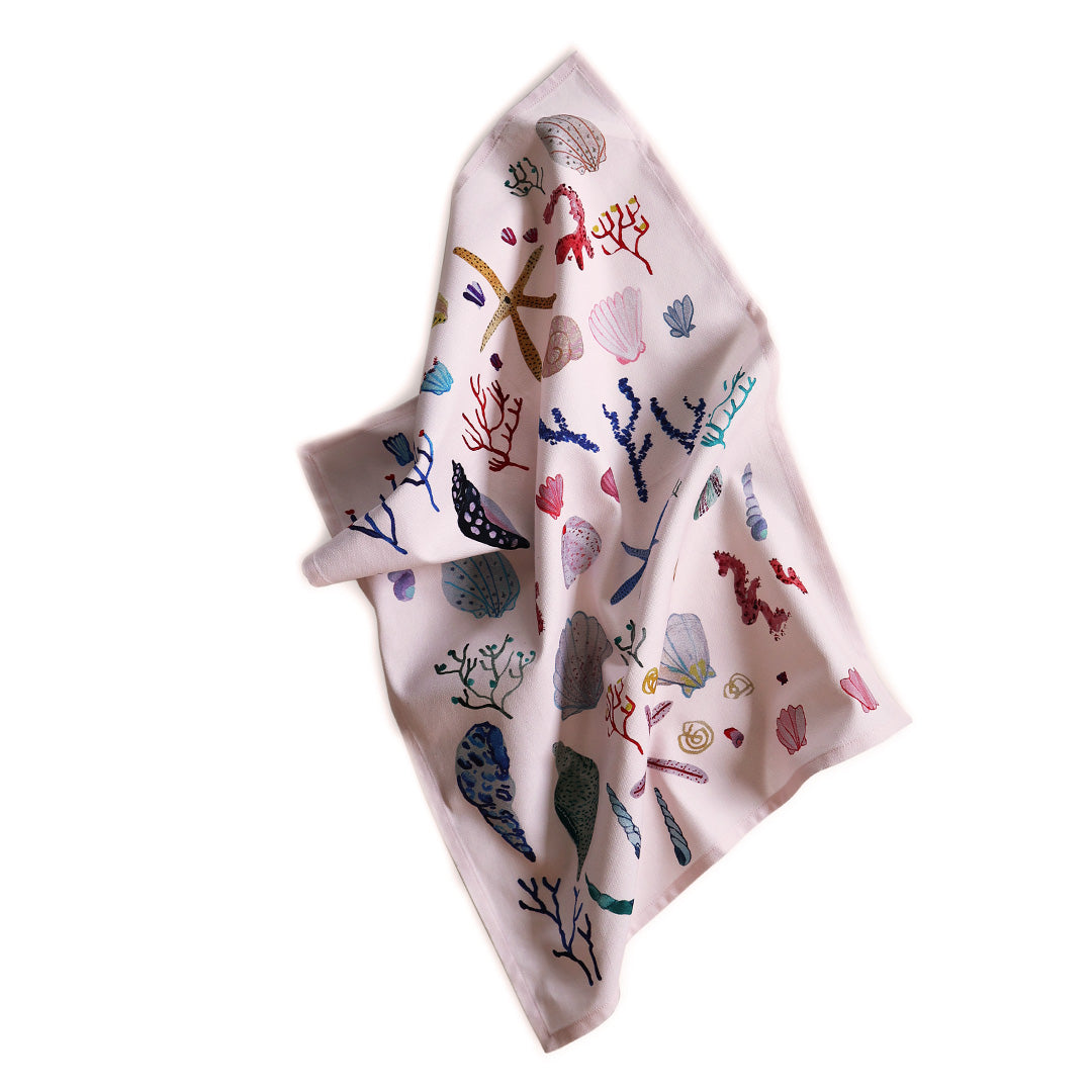 Torchon imprimé « Shells multi »
