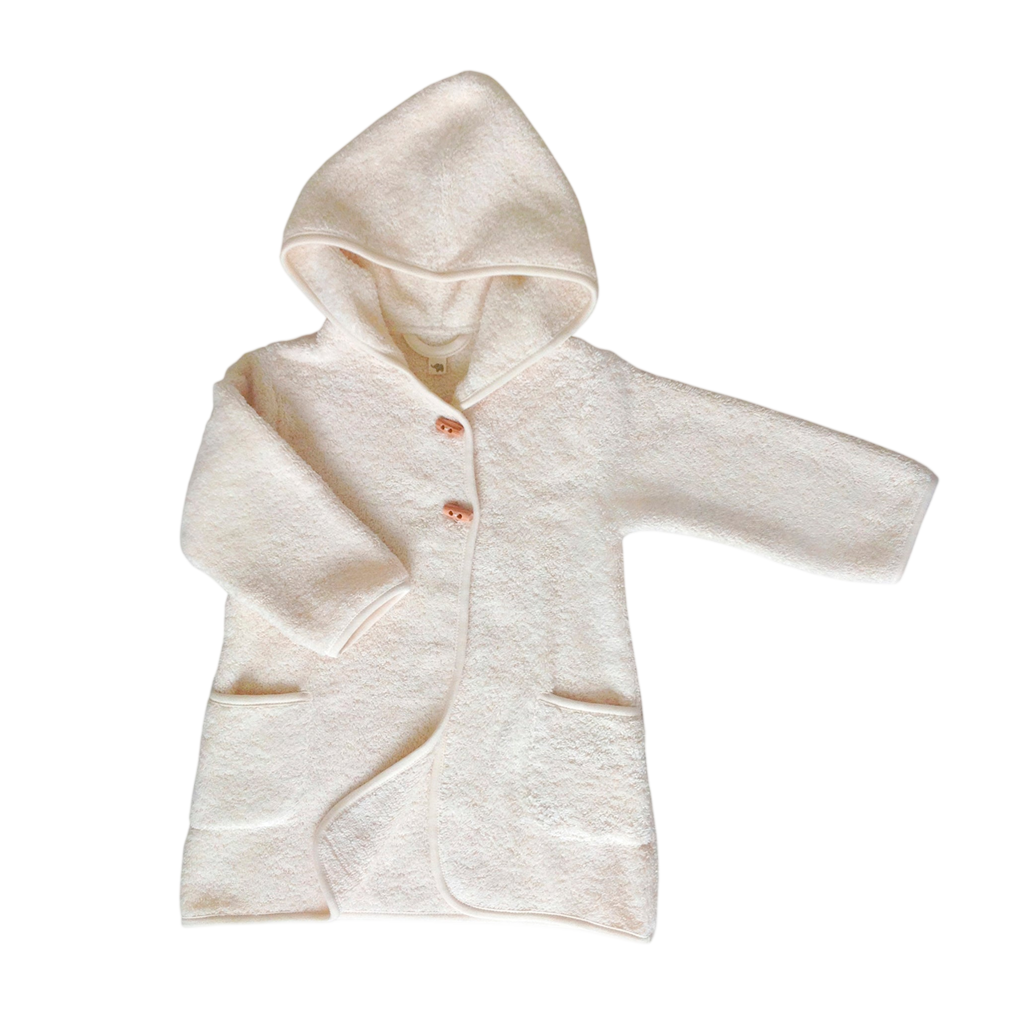 Peignoir pour bébé couleur vanille