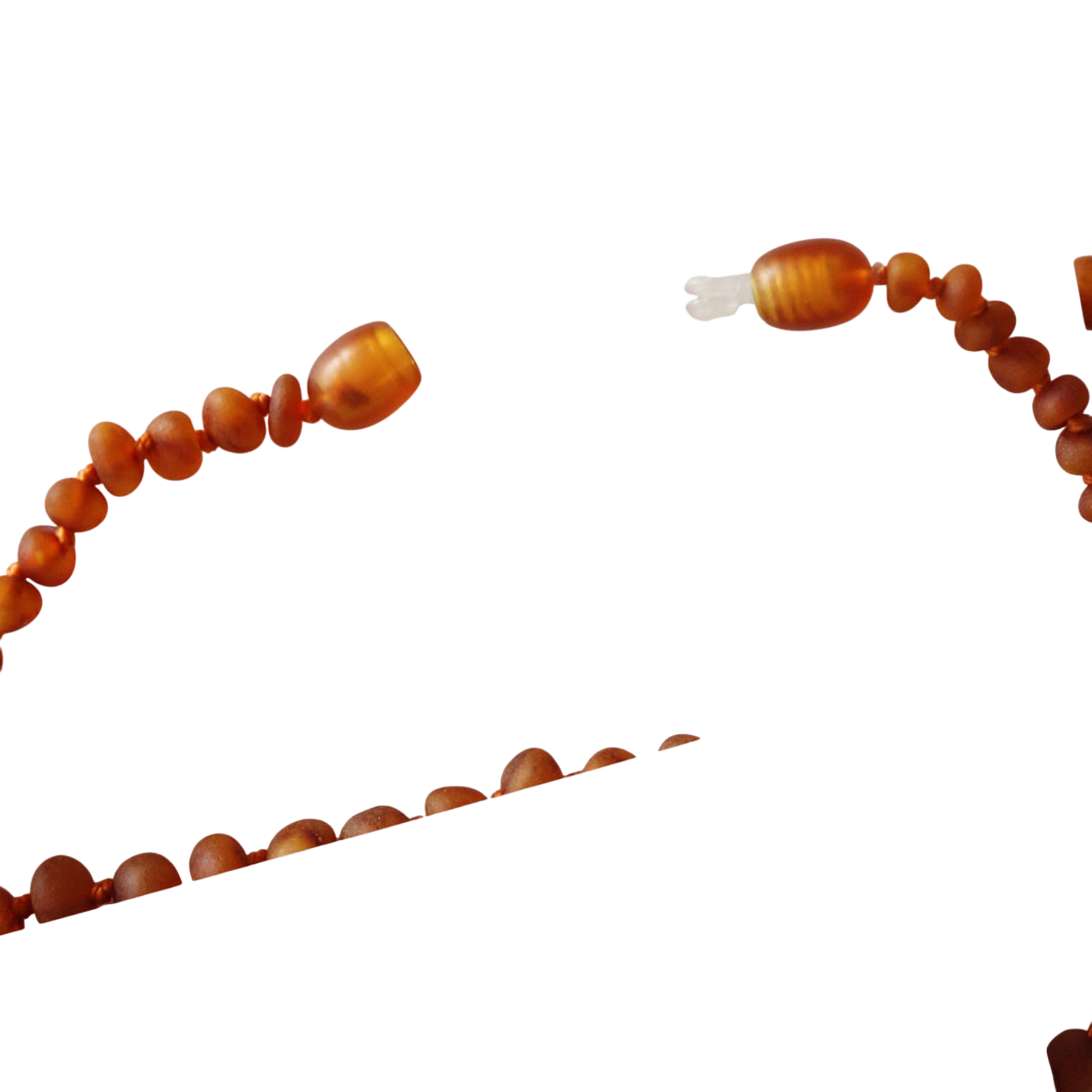 Collier pour bébé « Ambre caramel »