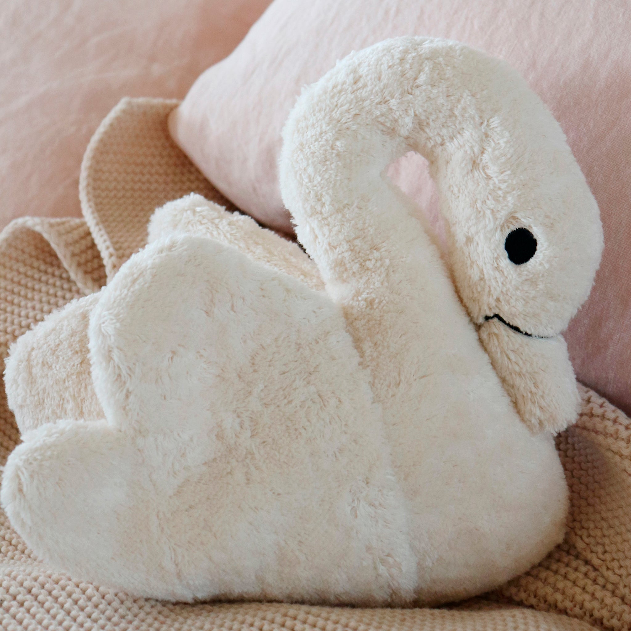 Boîte à musique BIG FRIEND SWAN  blanc cassé