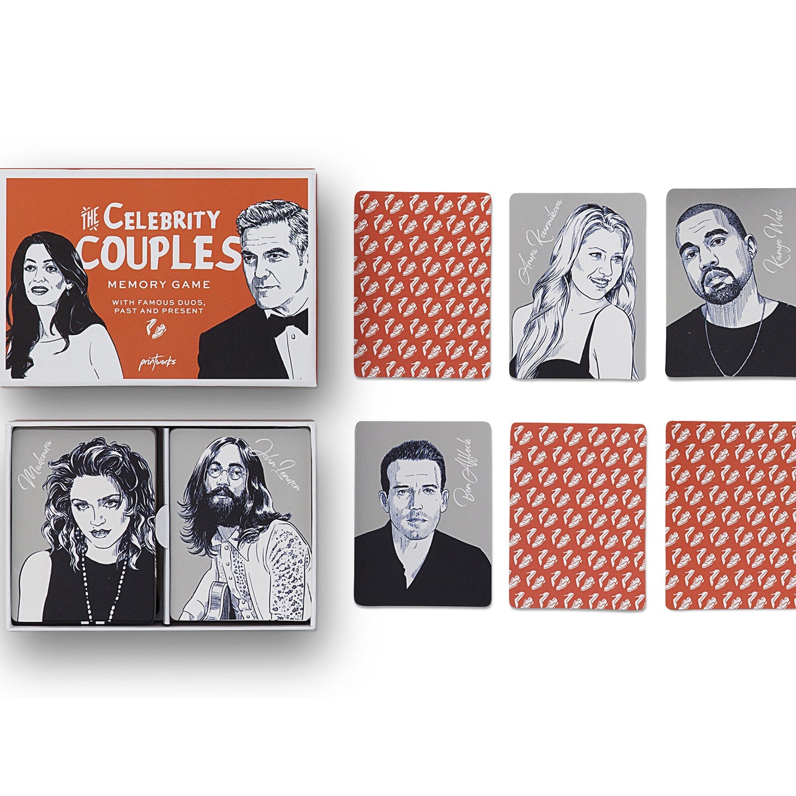 Jeu de mémoire « Couples célèbres »