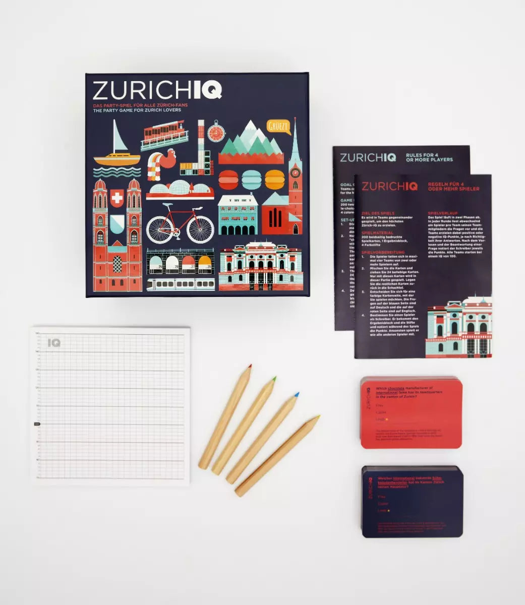 Jeu ZurichIQ bleu