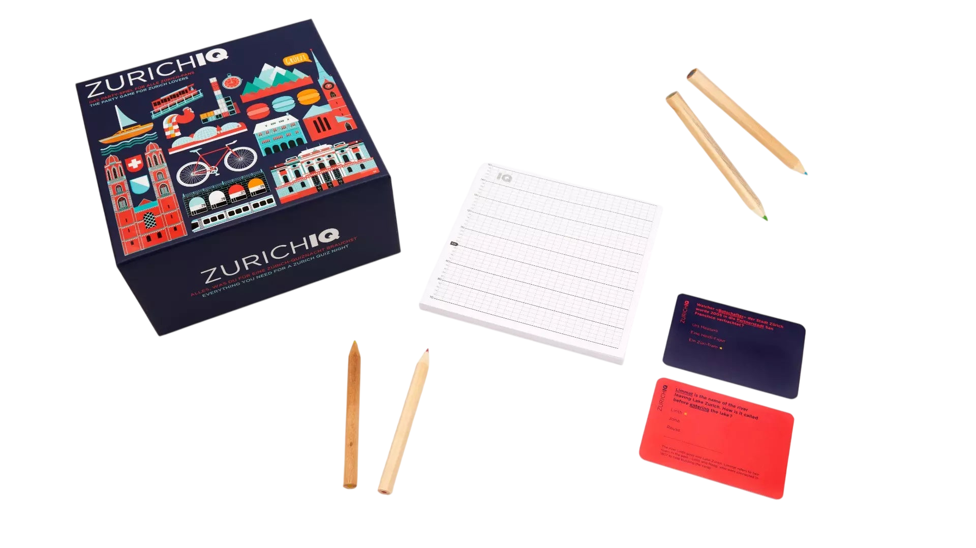 Jeu ZurichIQ bleu