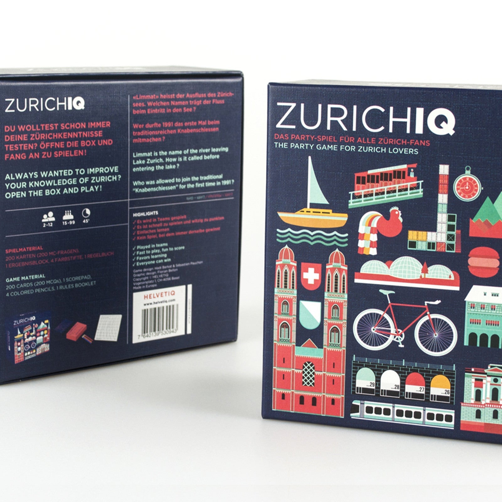 Jeu ZurichIQ bleu