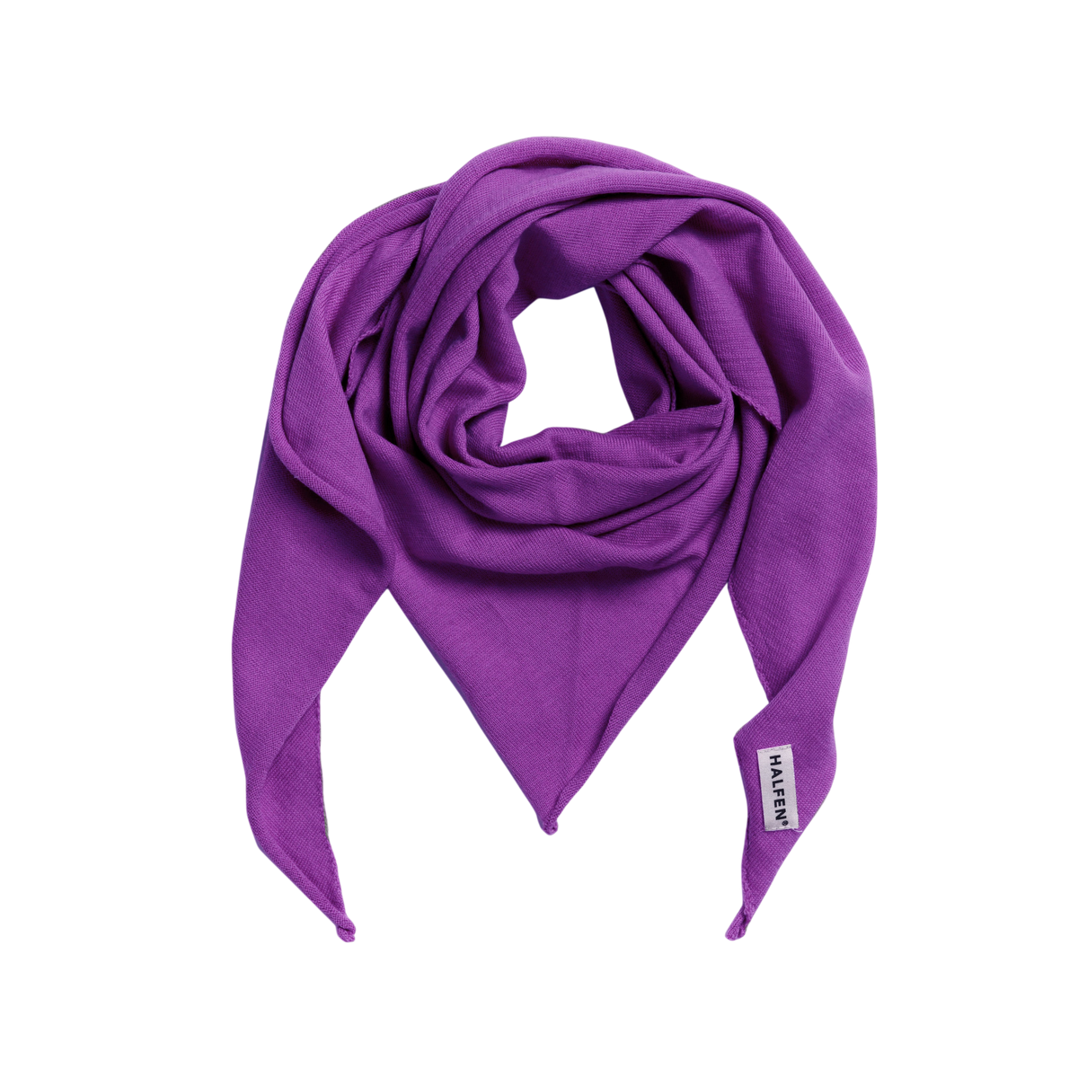 Dreieckstuch Strick Purple