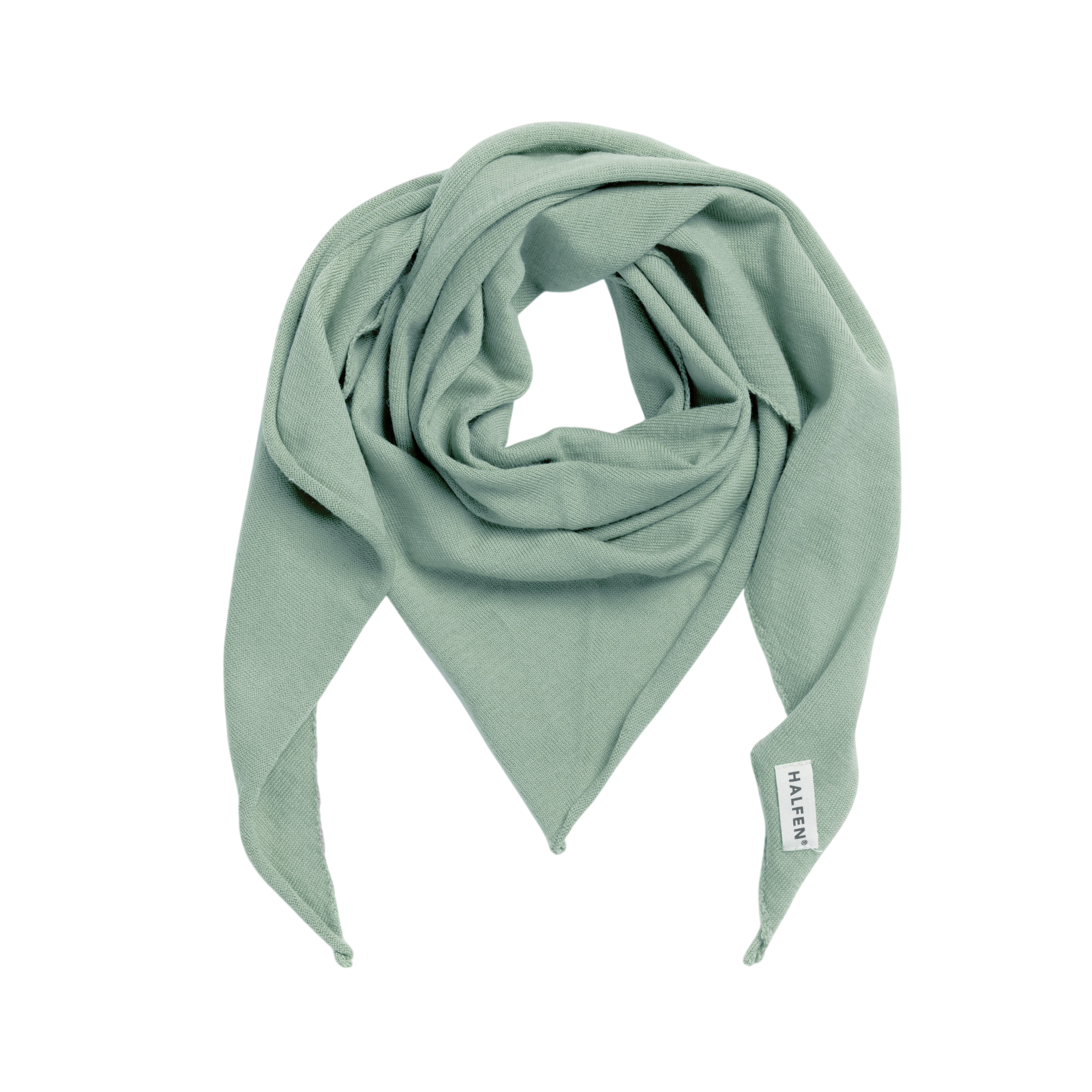 Dreieckstuch Strick Sage