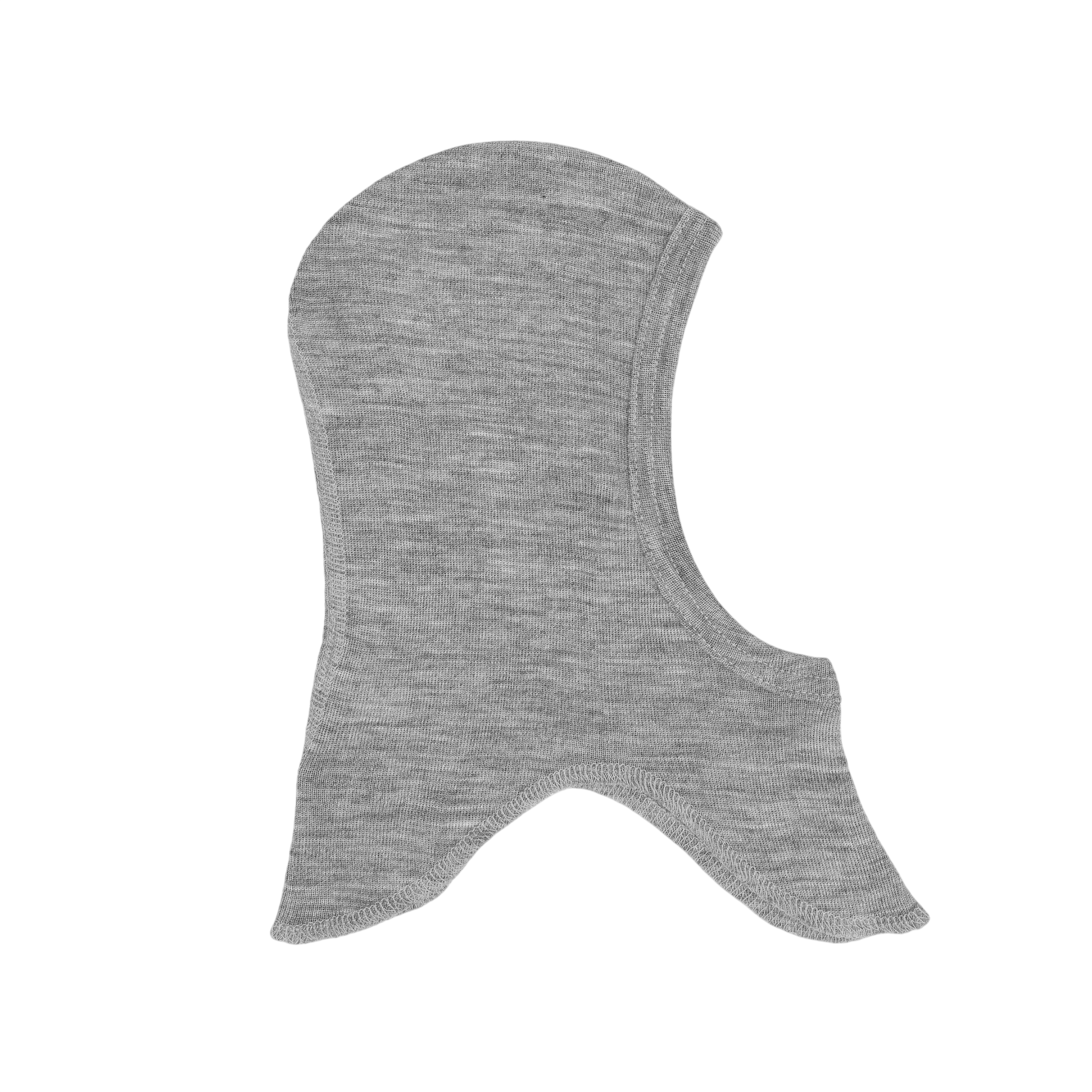 Engel Balaclava Sturmhaube Merinowolle + Seide Hellgrau Melange
