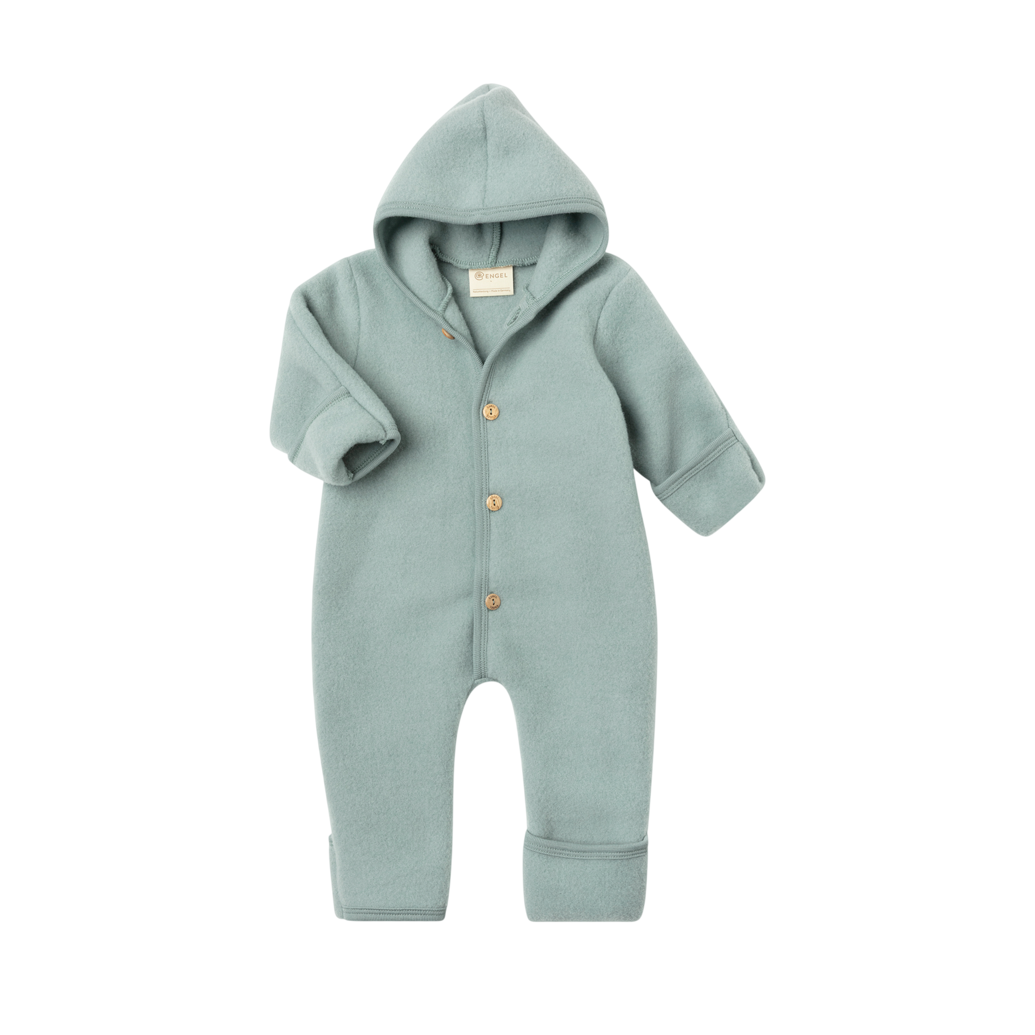 Engel Baby Overall Merinowolle Bergblau Melange