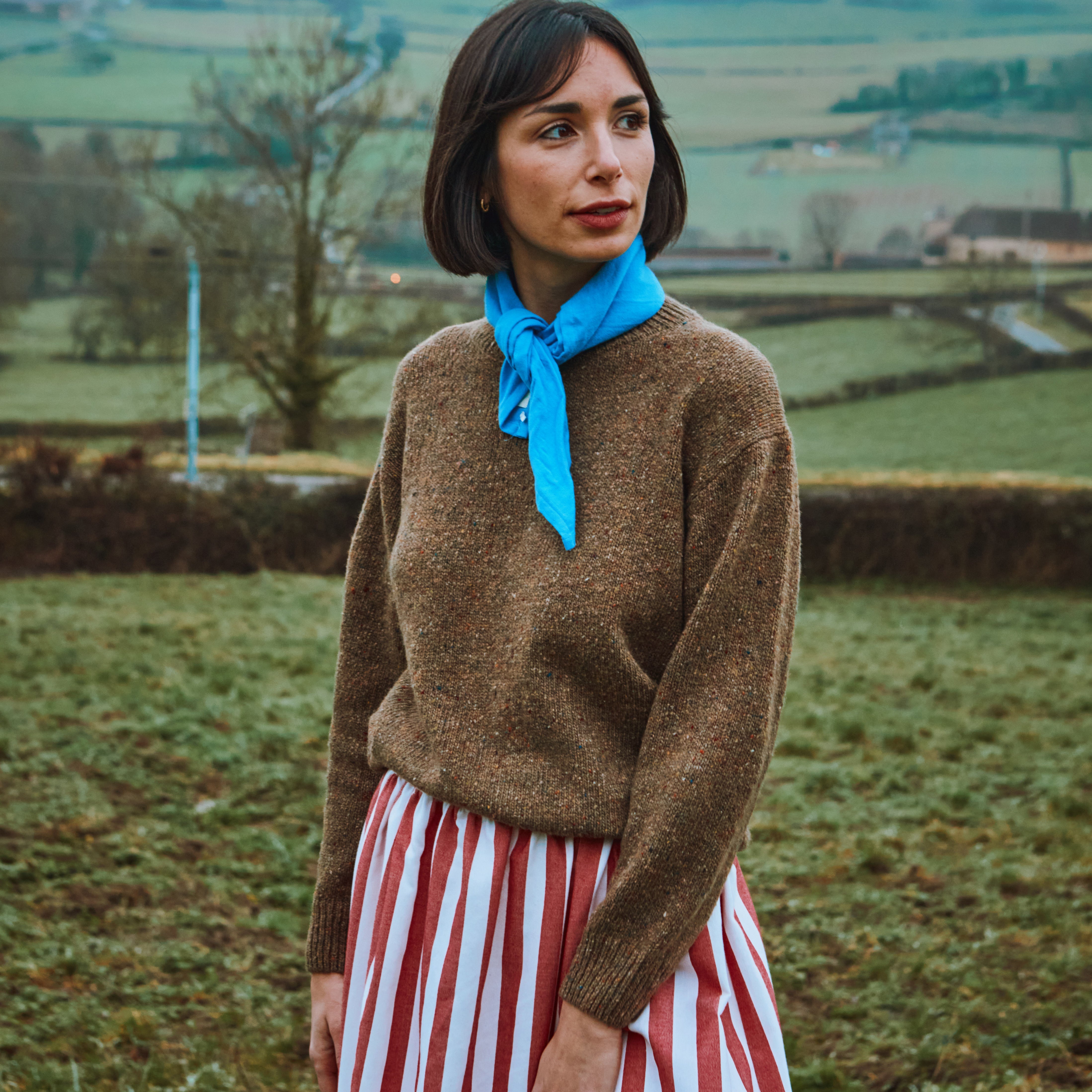 Adult Pullover The Speckled Brown