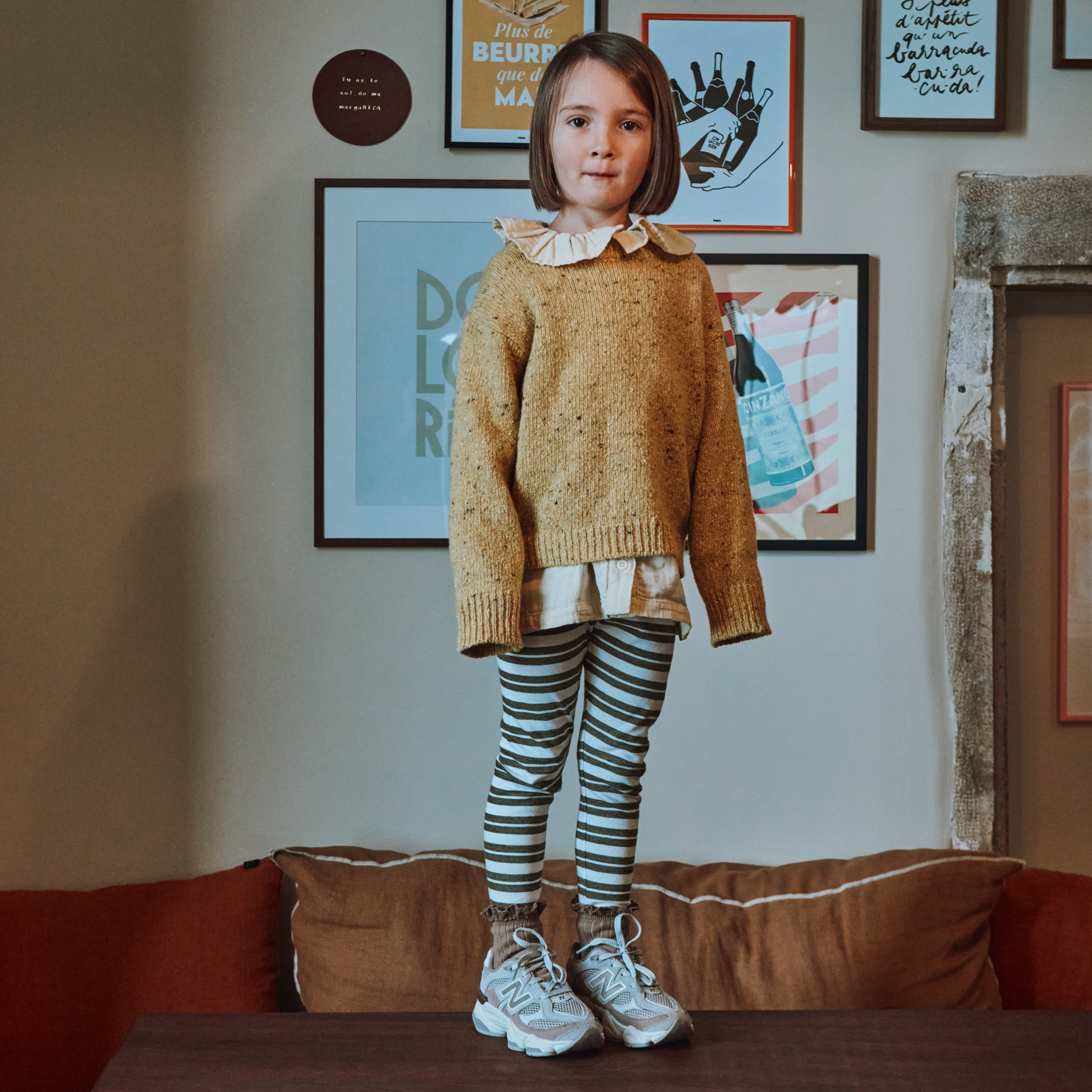Pullover Speckled Yellow
