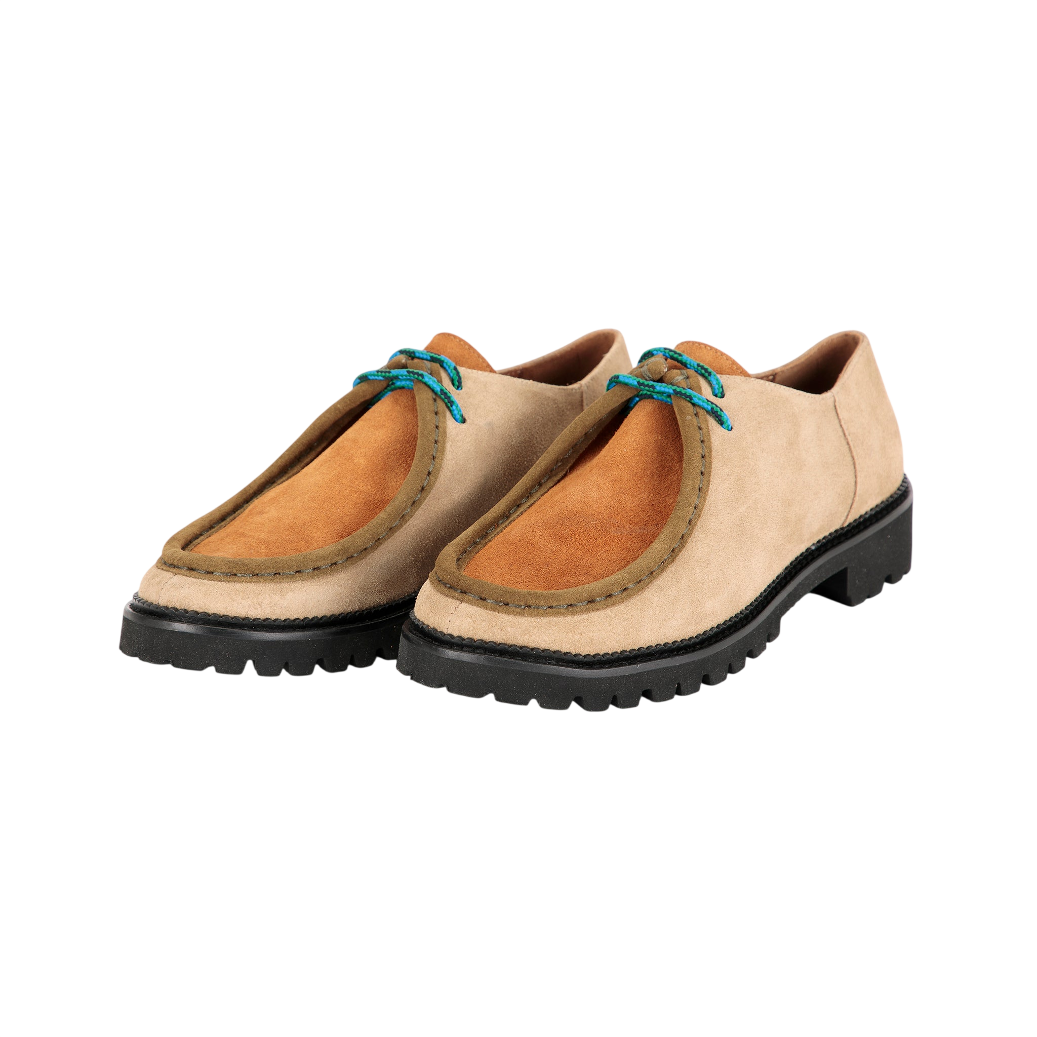Adult Schuhe Color Block Wallabee Beige