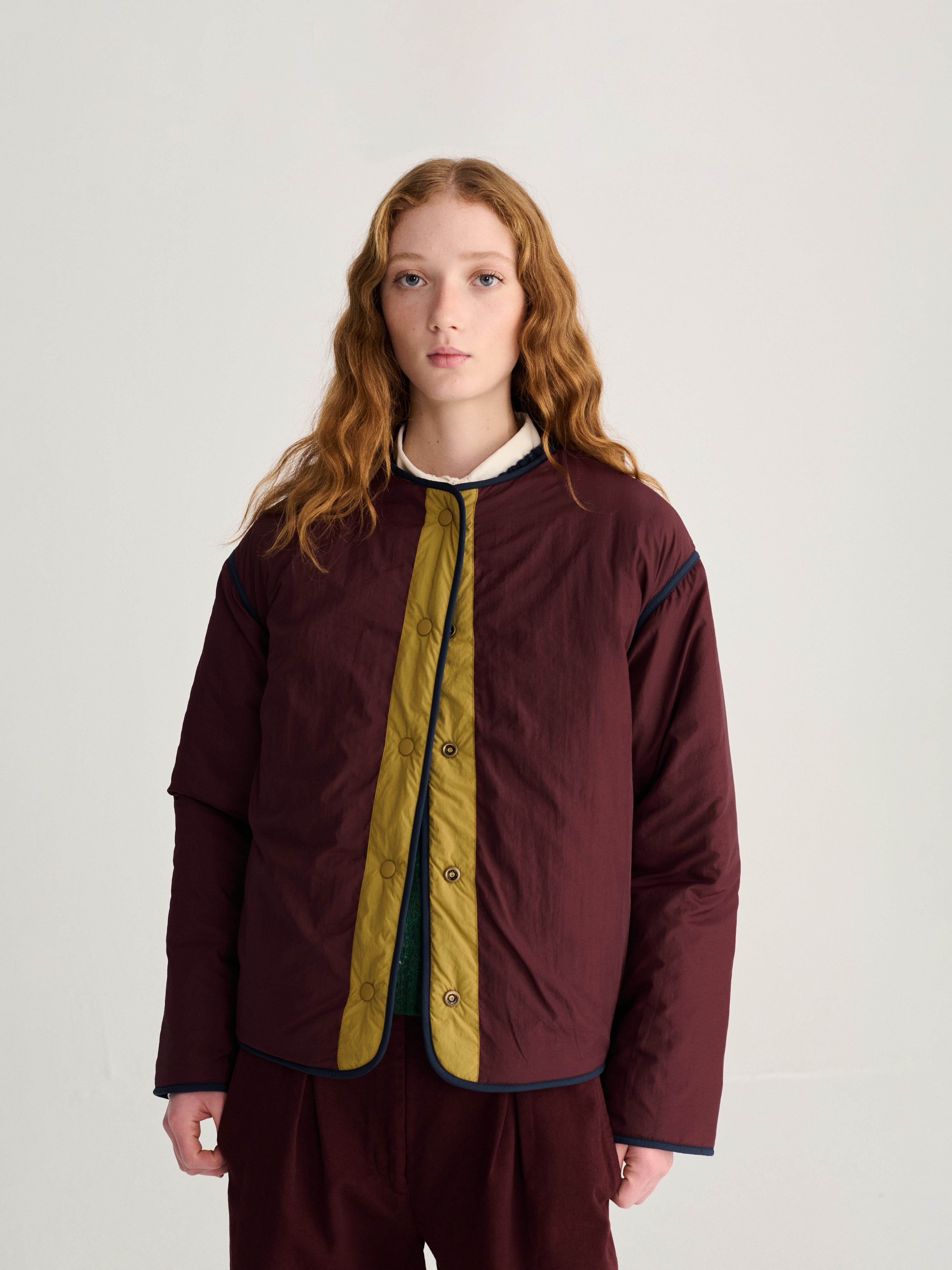 Adult Wendbare Jacke Color Block Multicolor