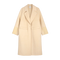 Manteau en laine pour adulte, jaune clair