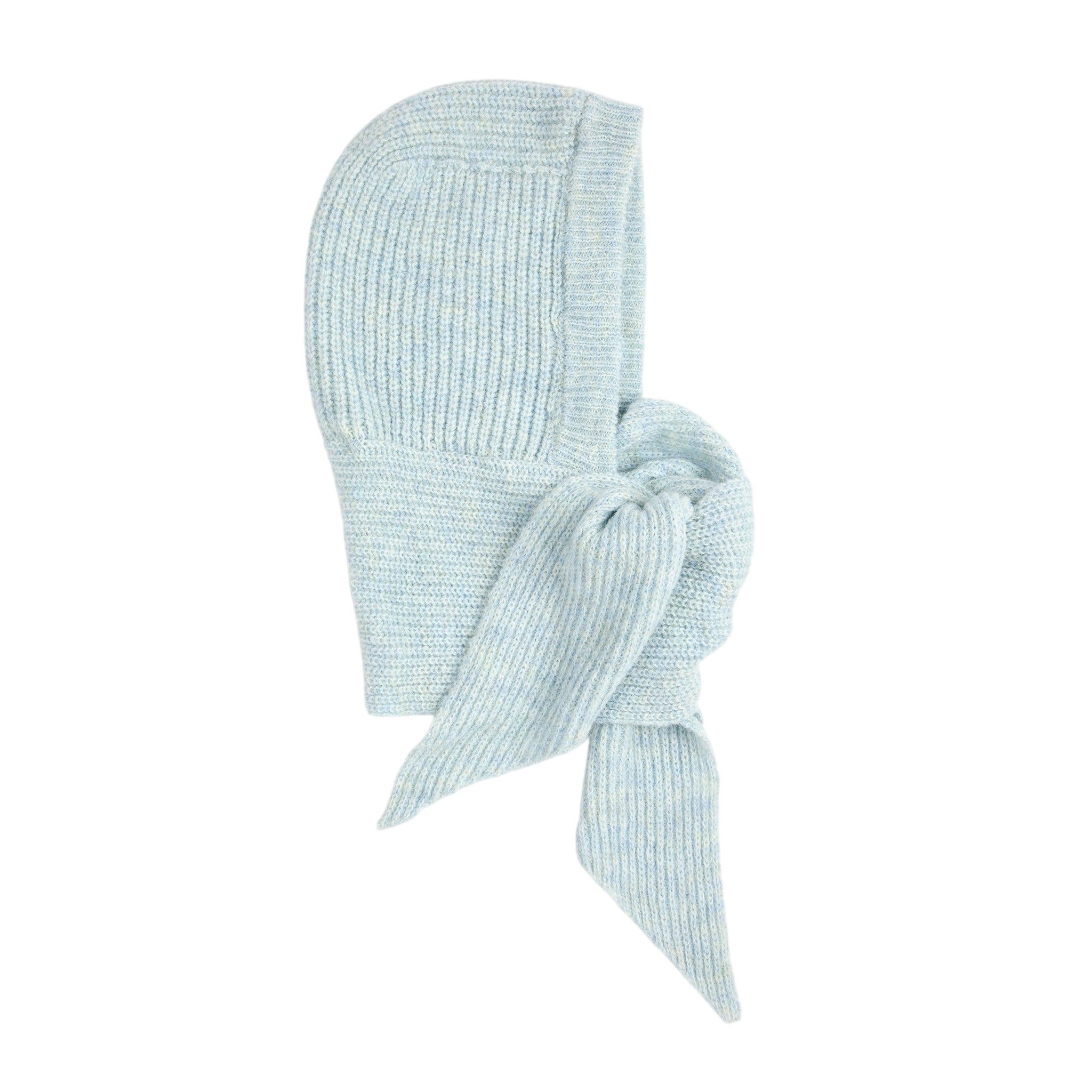 Écharpe à capuche pour adulte, bleu clair