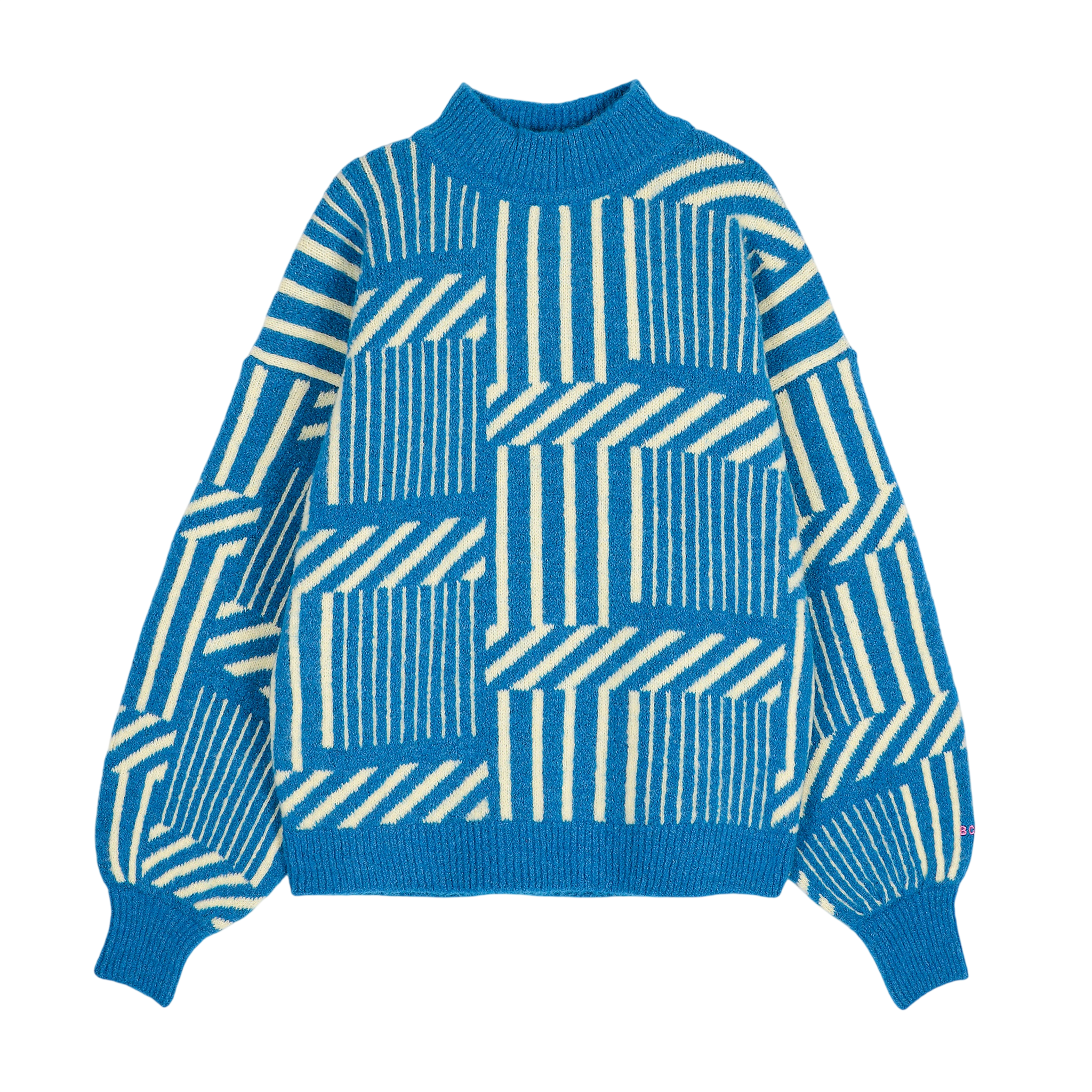 Adult Sweater, Maze Blue