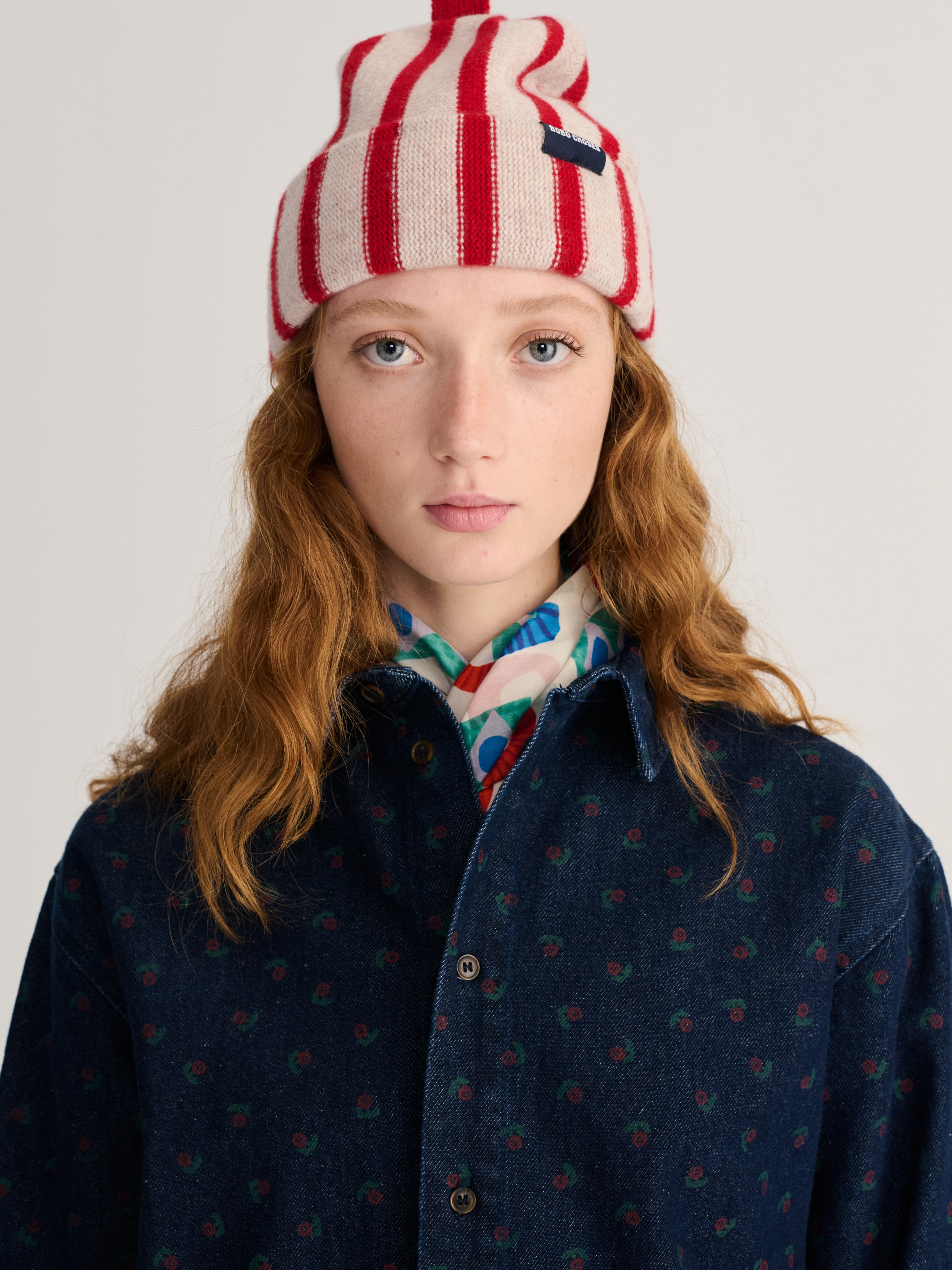 Adult Mütze Merino Red