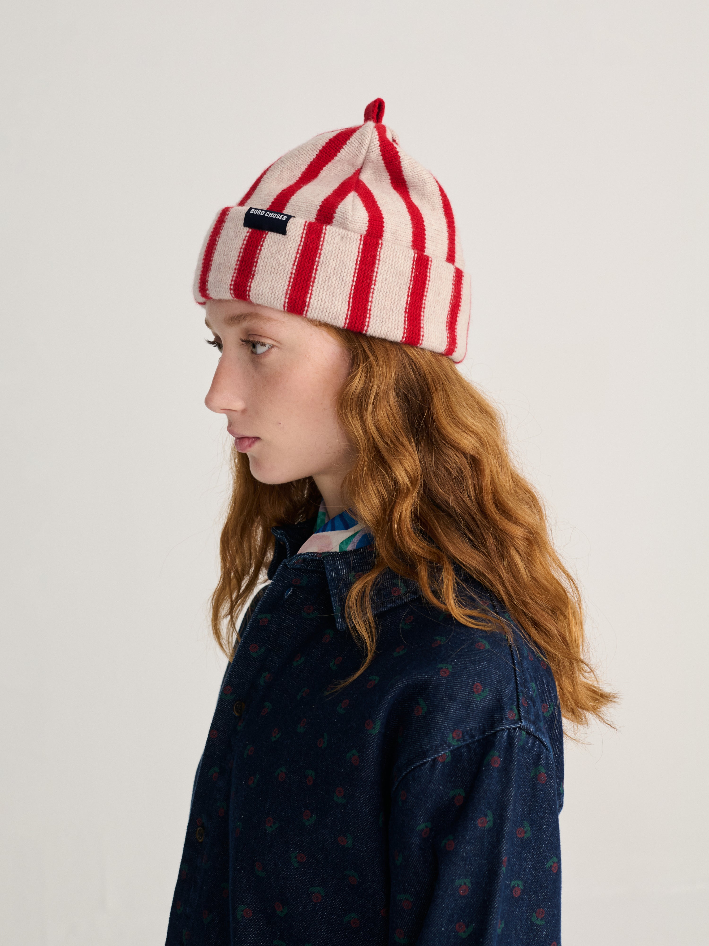 Adult Mütze Merino Red