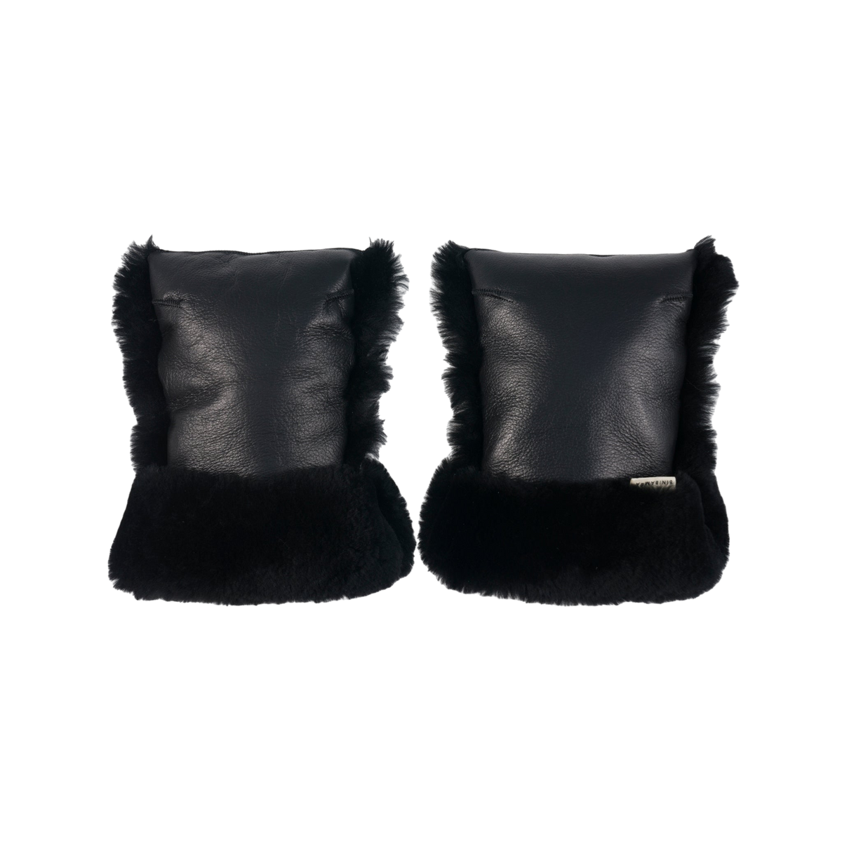 Binibamba Kinderwagenhandschuhe Schaffell Noir