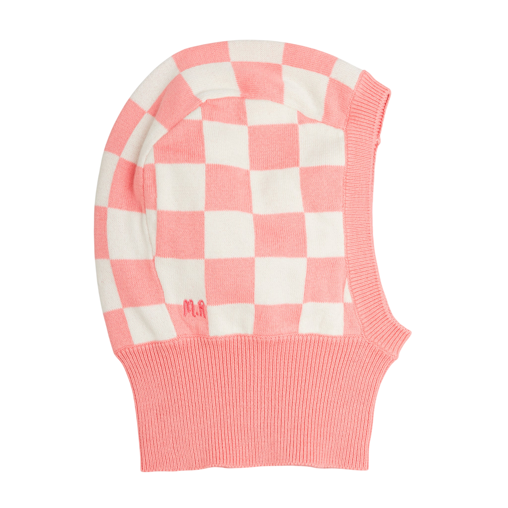 Balaclava Chess Check Limited Stock Pink / Chess Check Knit Balaclava Limited Stock Pink