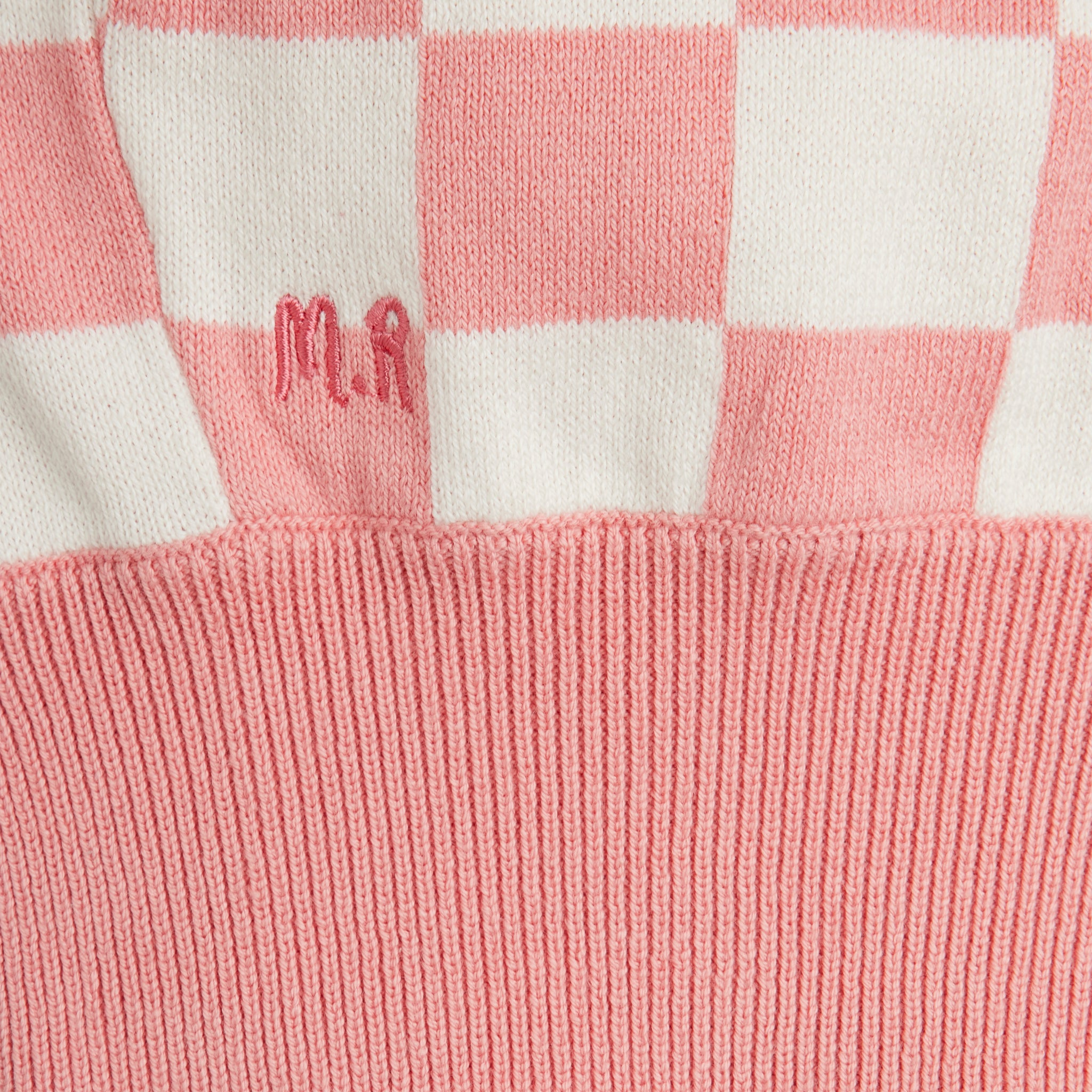 Balaclava Chess Check Limited Stock Pink / Chess Check Knit Balaclava Limited Stock Pink