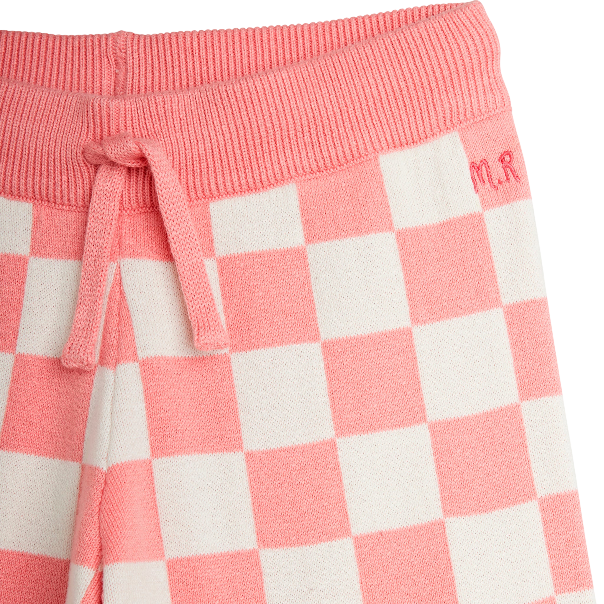 Chess Check Limited Stock Pink Training Pants / Chess Check Knitted Pants Limited Stock Pink