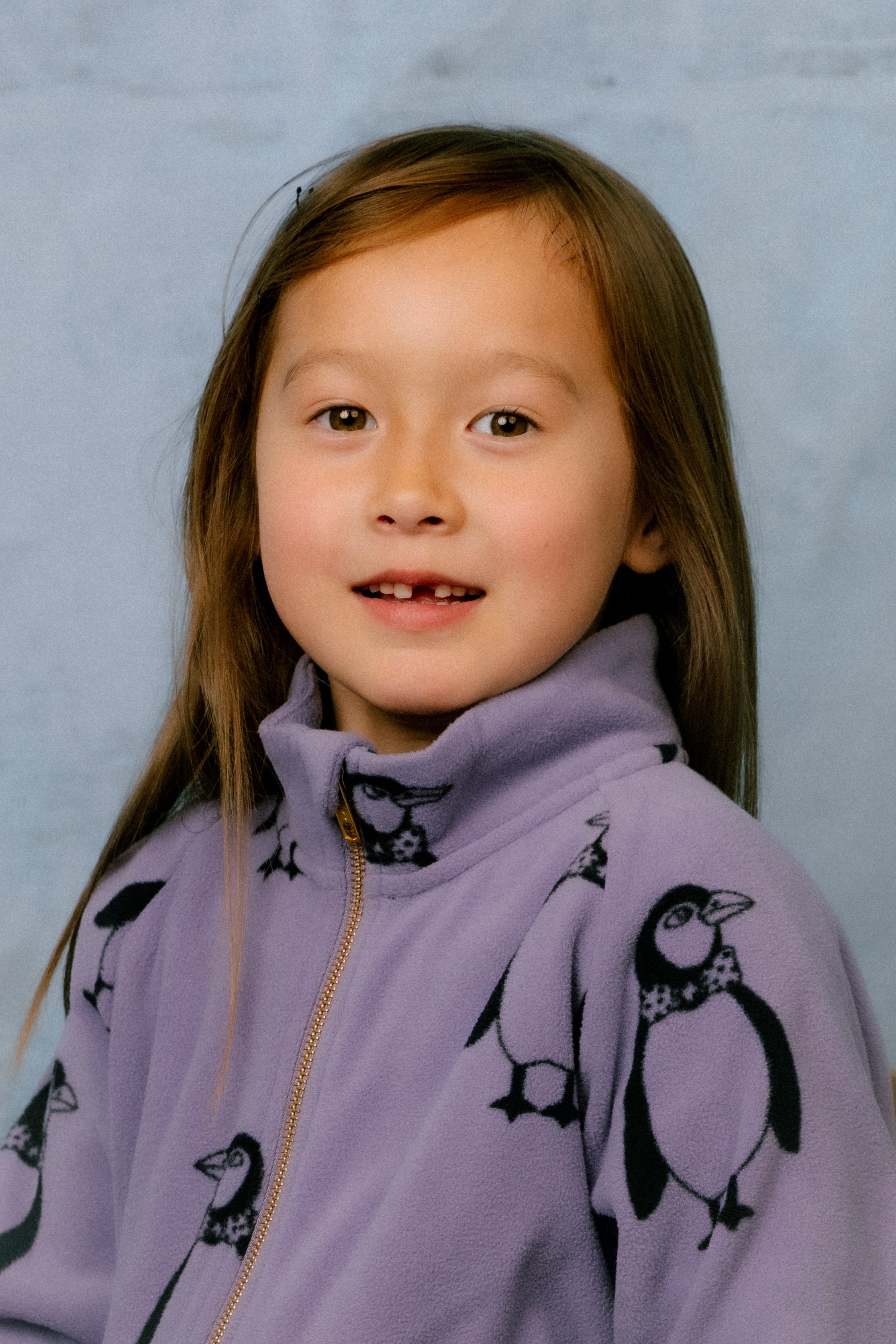 Penguin AOP Jacket - Limited Stock - Purple / Penguin AOP Fleece Jacket - Limited Stock - Purple