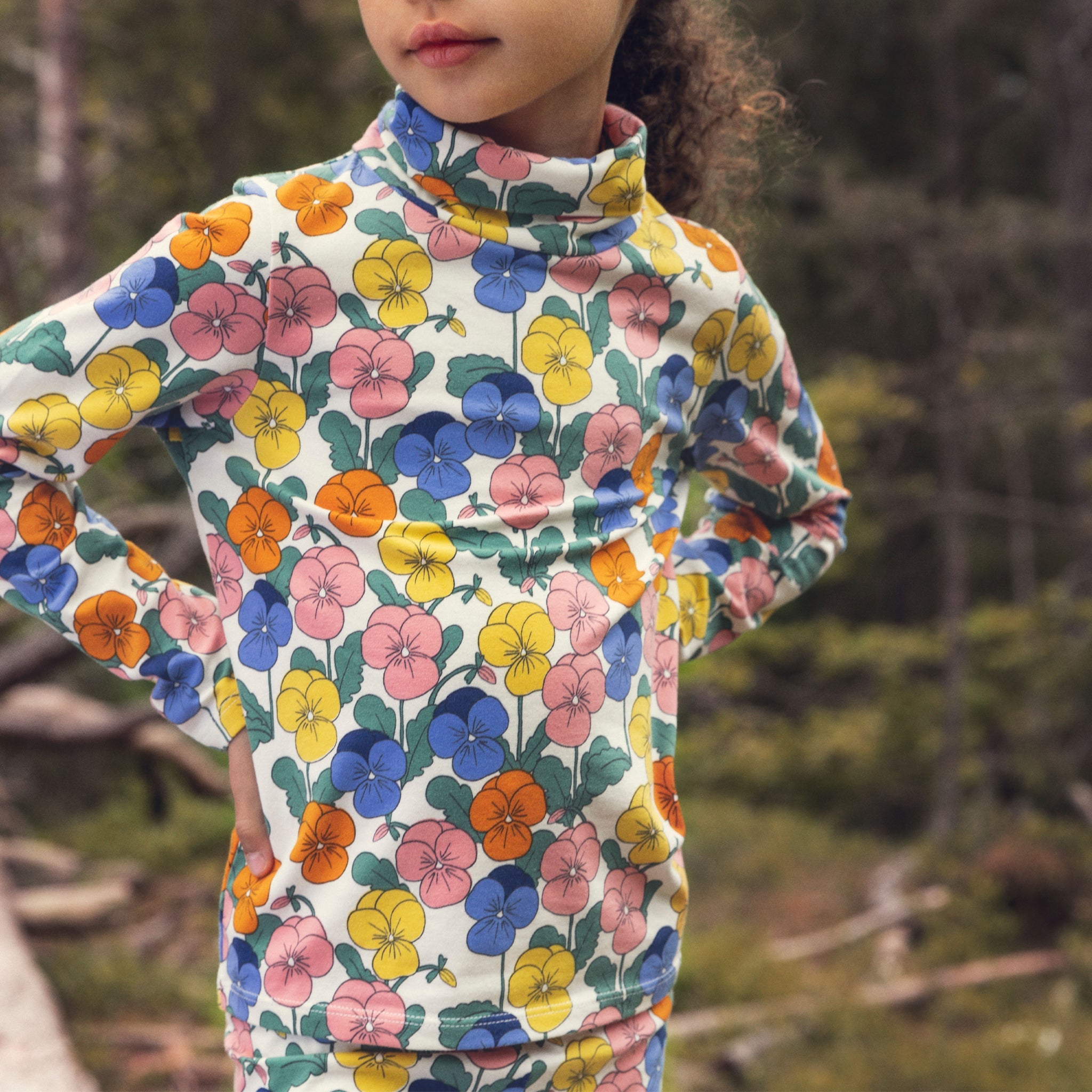 Violas aop Multi Shirt / Violas aop Multi Turtleneck
