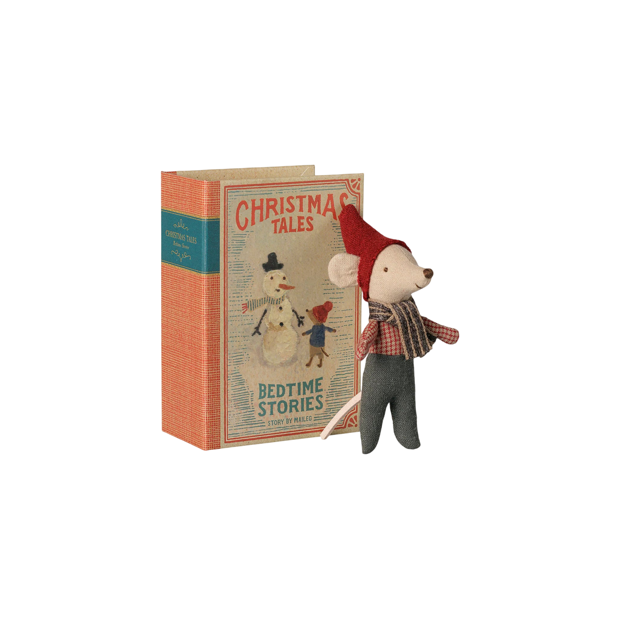 Maileg Weihnachtsmaus Baby im Buch