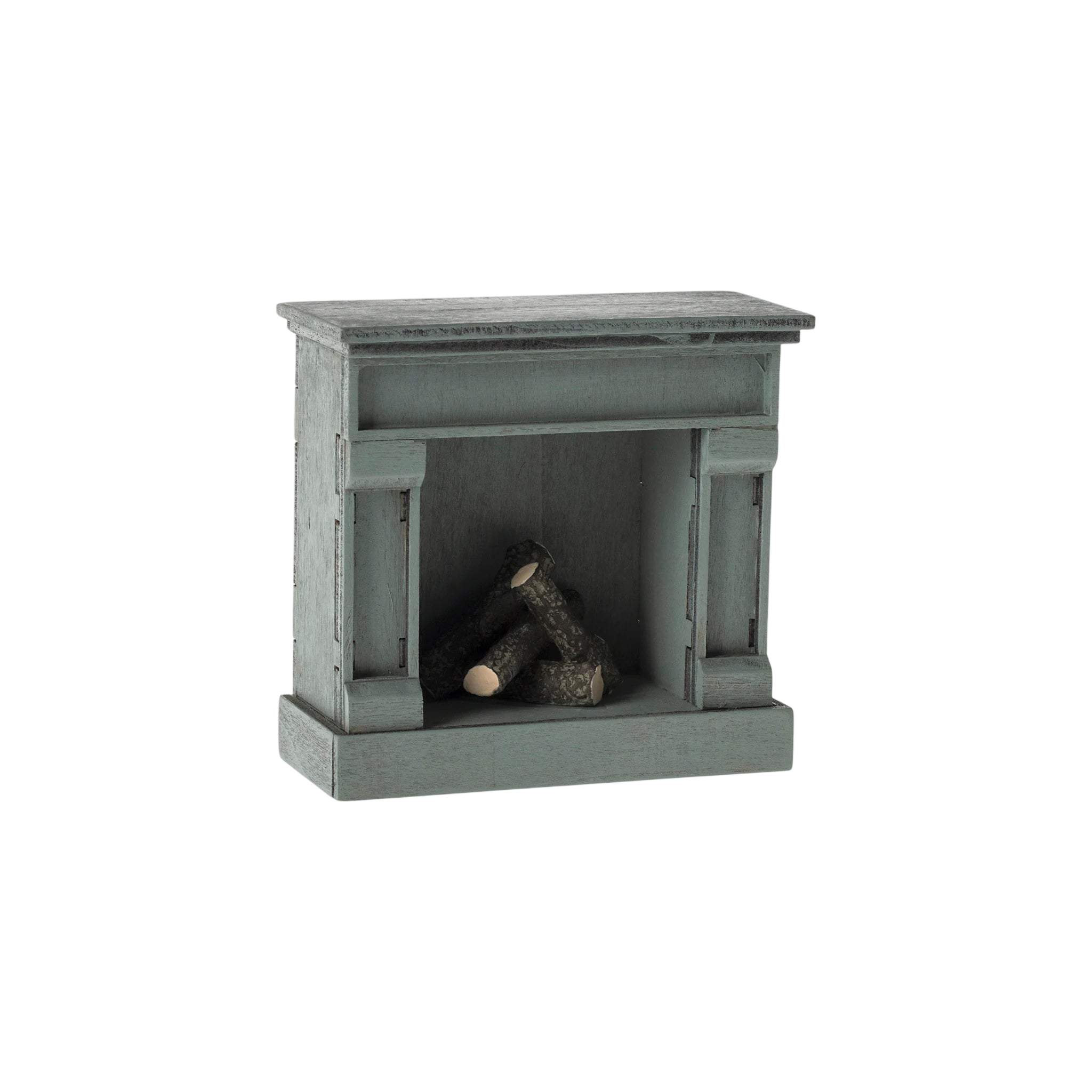 Maileg Blue Fireplace Mouse