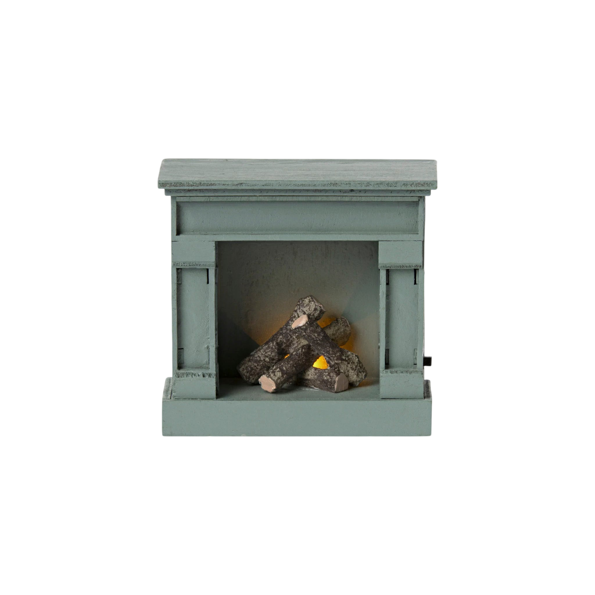 Maileg Blue Fireplace Mouse